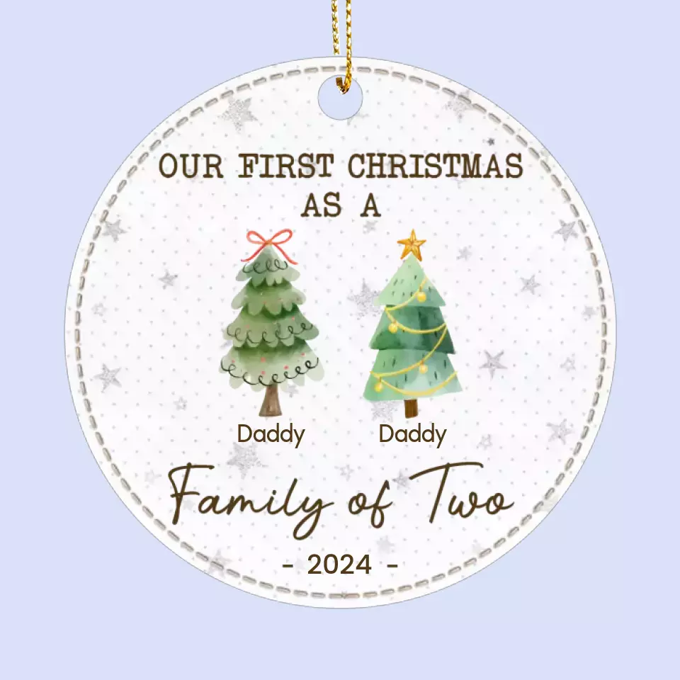 A Family That Laughs Together, Stays Together - Family Personalized Custom Leather Ornament - Christmas Gift For Family Members, Baby Kids, Newborn Baby - Image 2