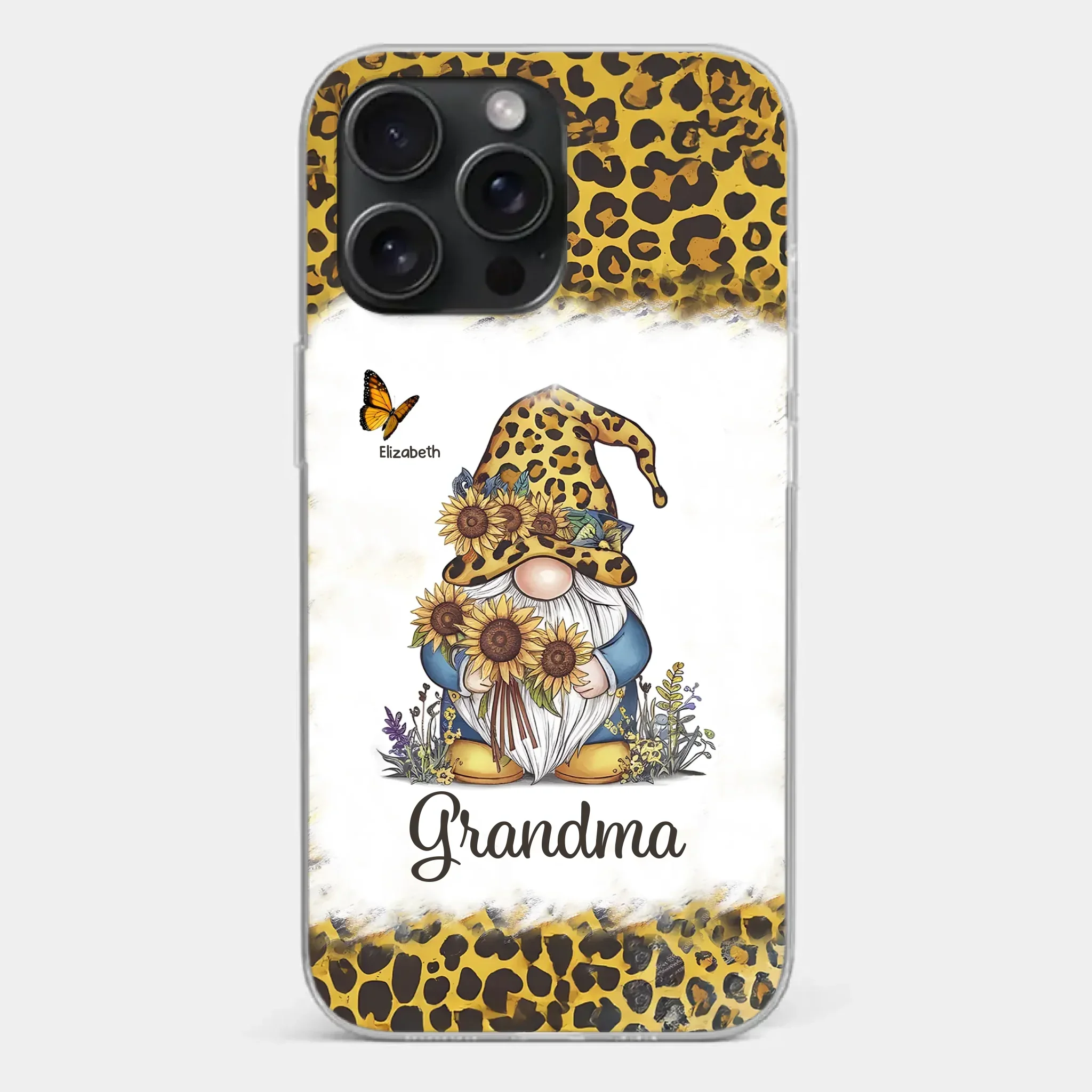 A Gnome’s Wisdom, A Grandma’s Heart - Family Personalized Custom Clear Phone Case - Gift For Mom, Grandma - Image 22