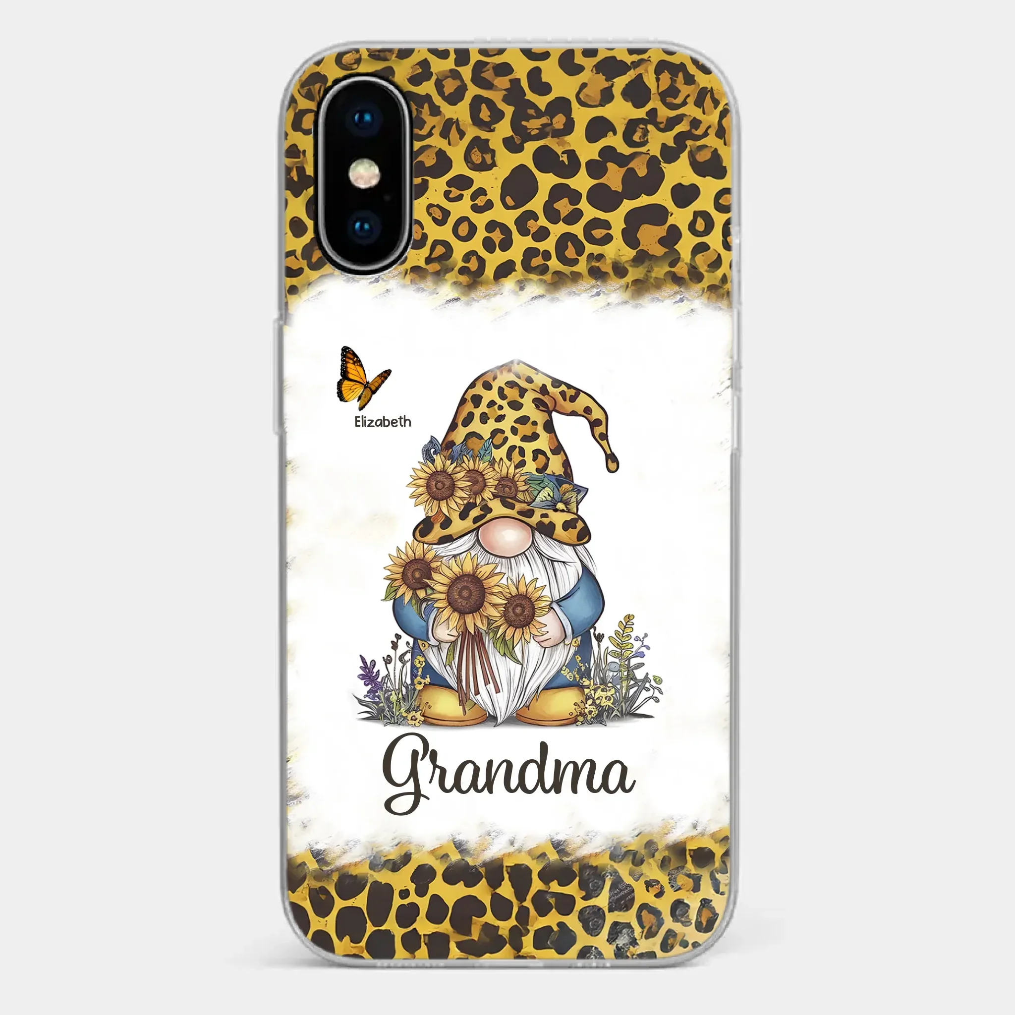 A Gnome’s Wisdom, A Grandma’s Heart - Family Personalized Custom Clear Phone Case - Gift For Mom, Grandma - Image 26