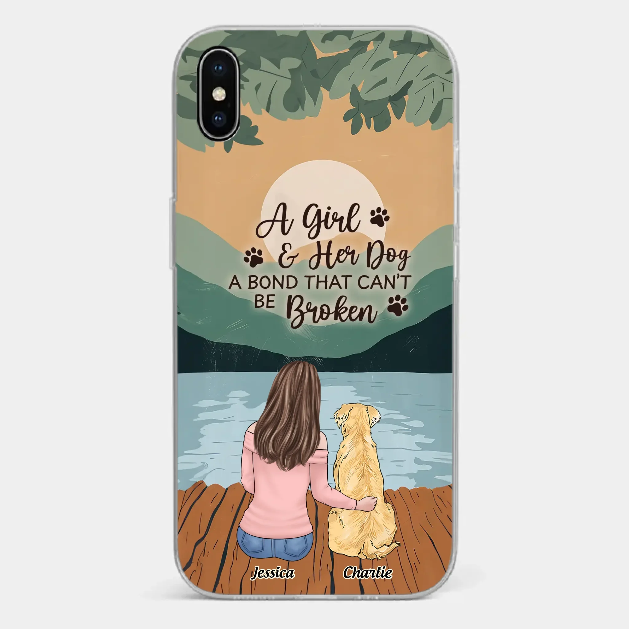 A Heart Full Of Paws - Dog Personalized Custom Clear Phone Case - Gift For Pet Owners, Pet Lovers - Image 24
