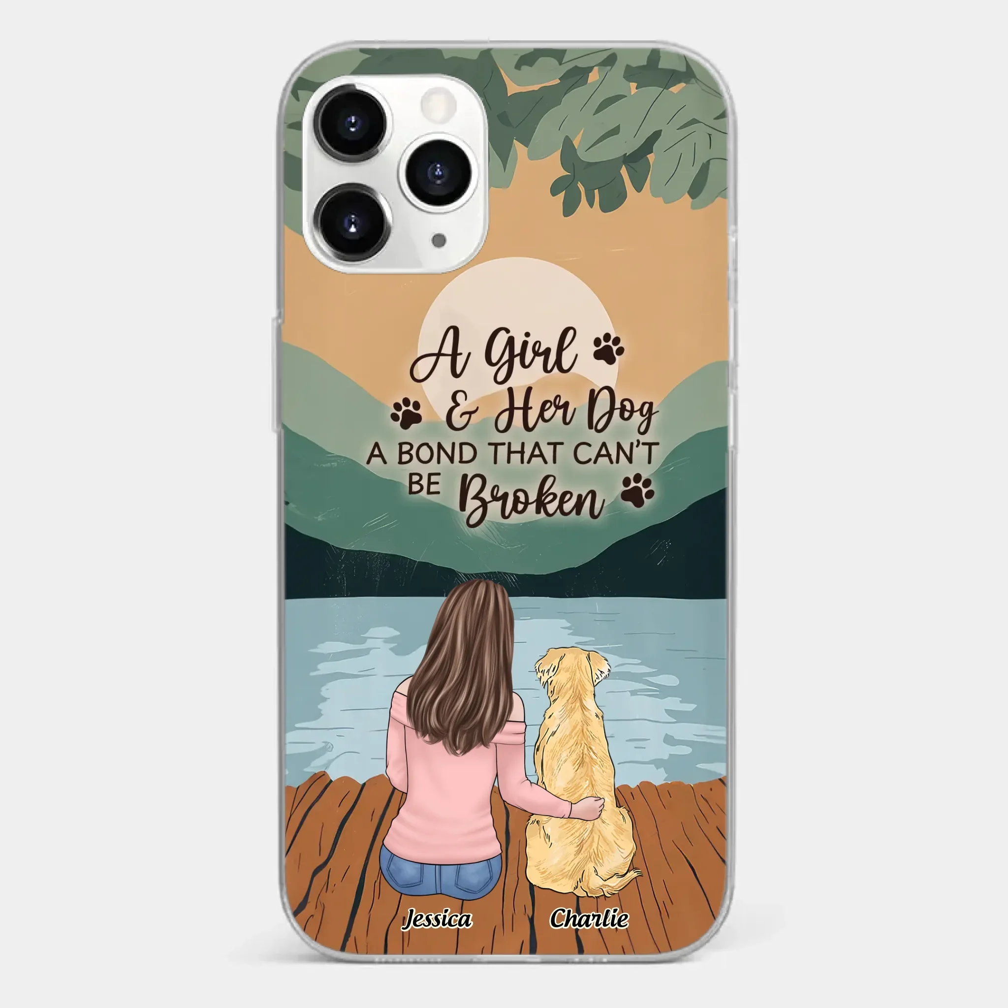 A Heart Full Of Paws - Dog Personalized Custom Clear Phone Case - Gift For Pet Owners, Pet Lovers - Image 7