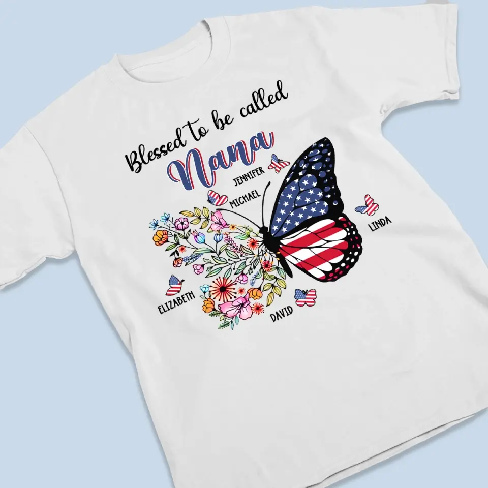 A Mother's Love Is The Greatest Gift - Family Personalized Custom Unisex T-shirt, Hoodie, Sweatshirt - 4th of July, Gift For Mom, Grandma - Image 3