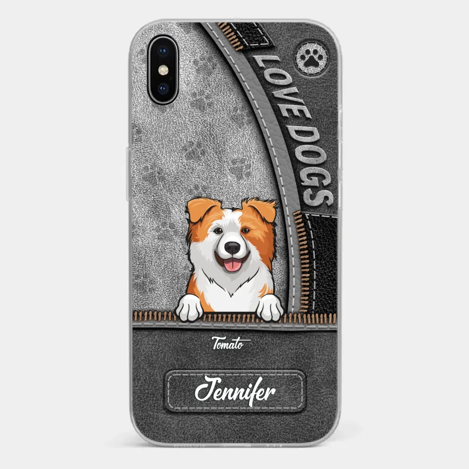 All You Need Is Love And A Dog - Dog Personalized Custom Clear Phone Case - Gift For Pet Owners, Pet Lovers - Image 26