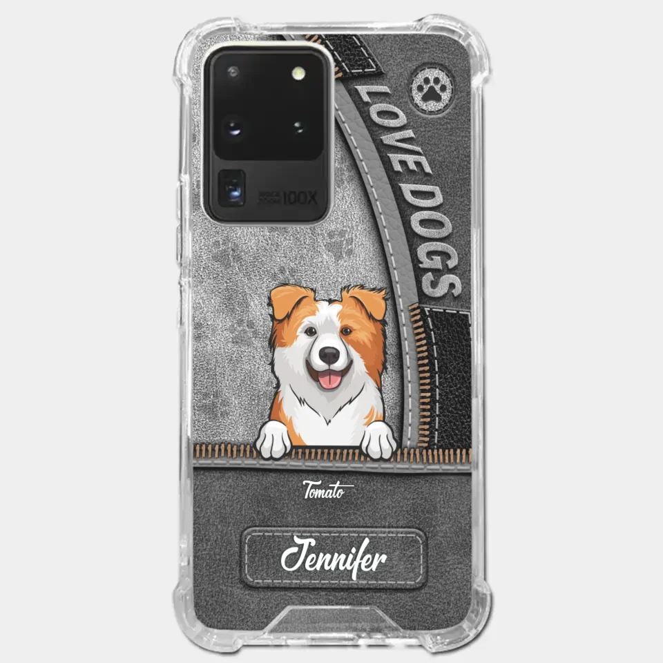 All You Need Is Love And A Dog - Dog Personalized Custom Clear Phone Case - Gift For Pet Owners, Pet Lovers - Image 39