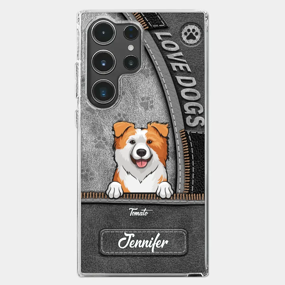 All You Need Is Love And A Dog - Dog Personalized Custom Clear Phone Case - Gift For Pet Owners, Pet Lovers - Image 42