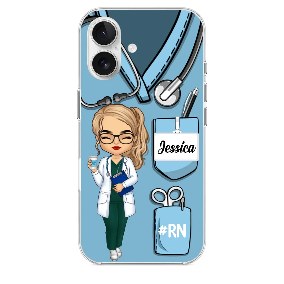 Be The Nurse You Would Want As A Patient - Nurse Personalized Custom Clear Phone Case - Appreciation, Thank You Gift, Nurse Life, Doctor Life - Image 32