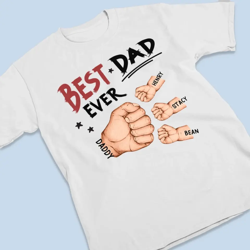 Best Legend Ever - Family Personalized Custom Unisex T-shirt, Hoodie, Sweatshirt - Father's Day, Gift For Dad, Grandpa - Image 3