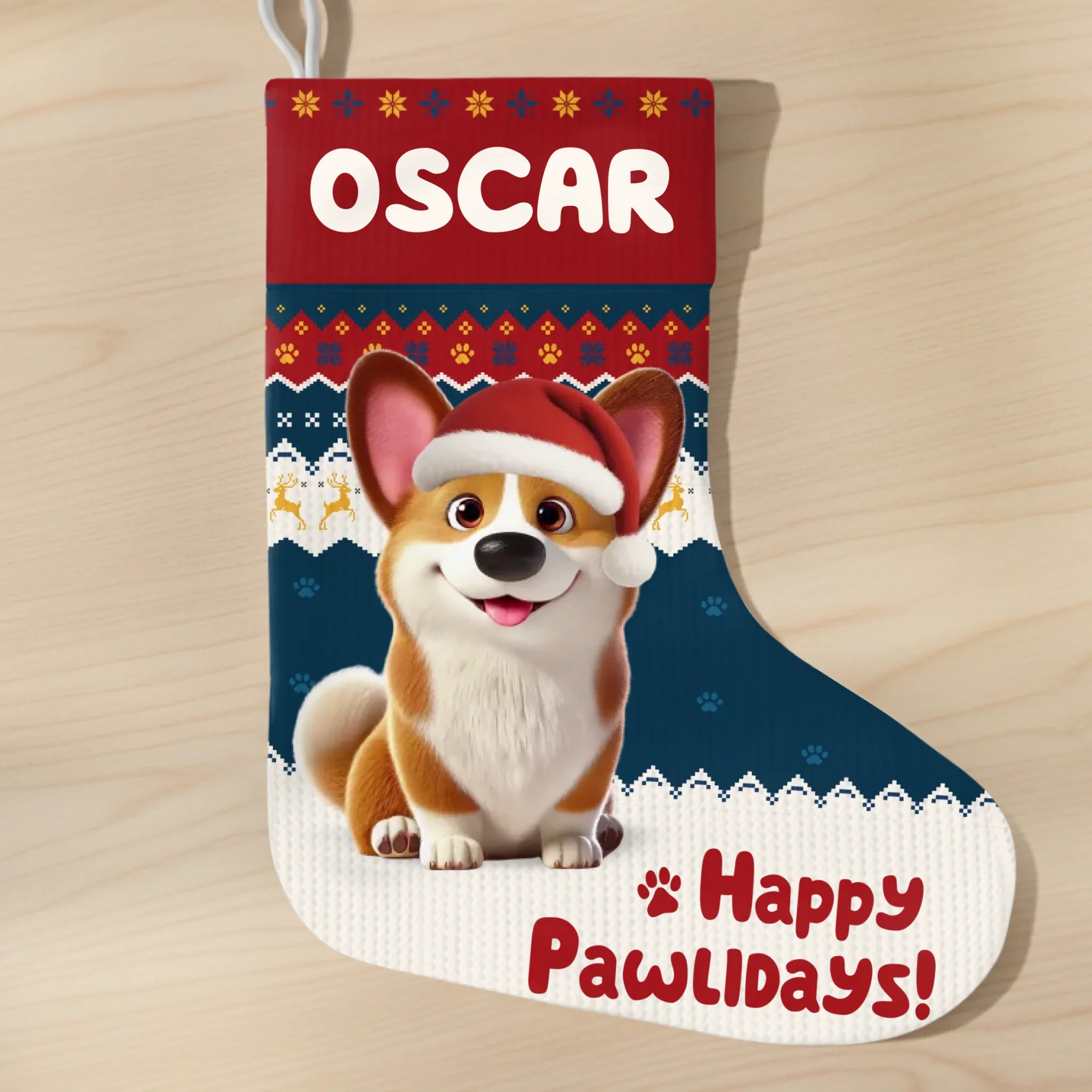 Custom Christmas Stocking - Personalized Christmas Birthday Gifts For Dog Cat Lovers, Dog Dad And Mom, Cat Owners - Frosty Fur Baby - Image 2