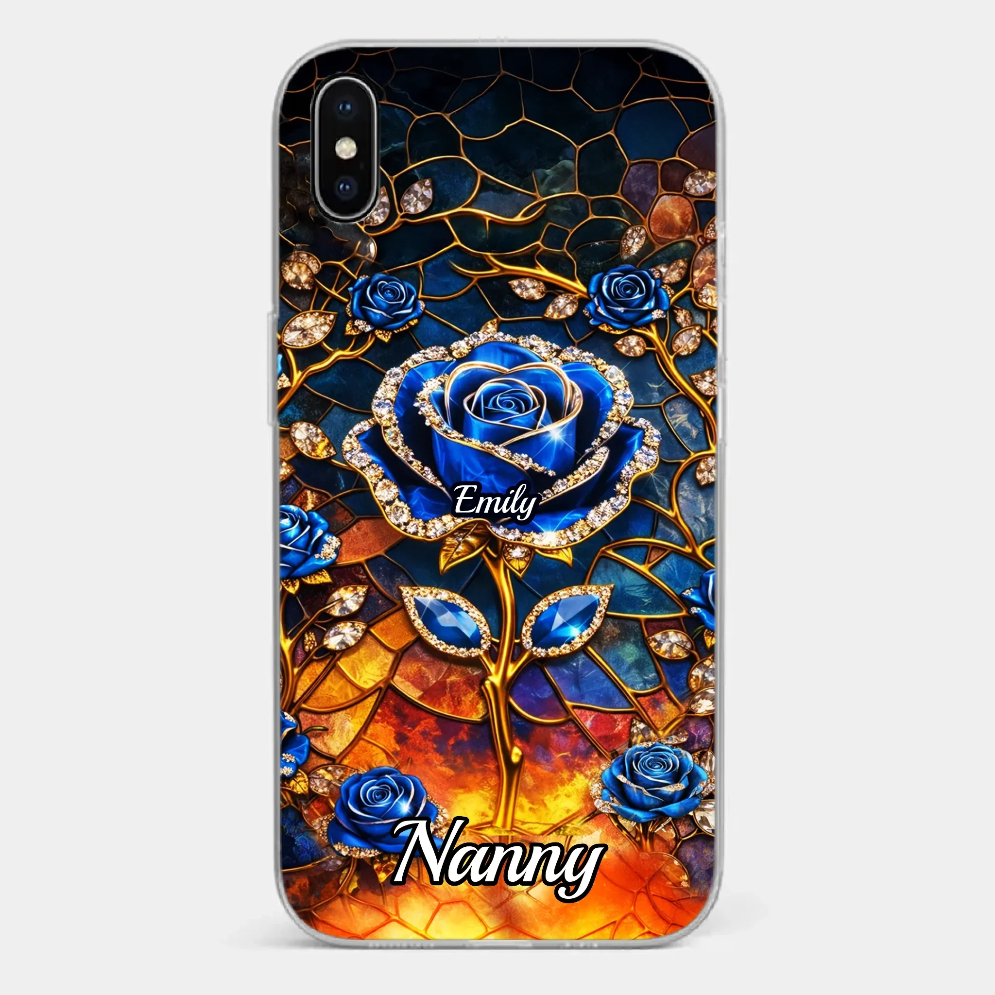 Custom Clear Phone Case - Personalized Mother's Day Birthday Gifts For Mom, Grandma - Happiness Is Being With You - Image 24