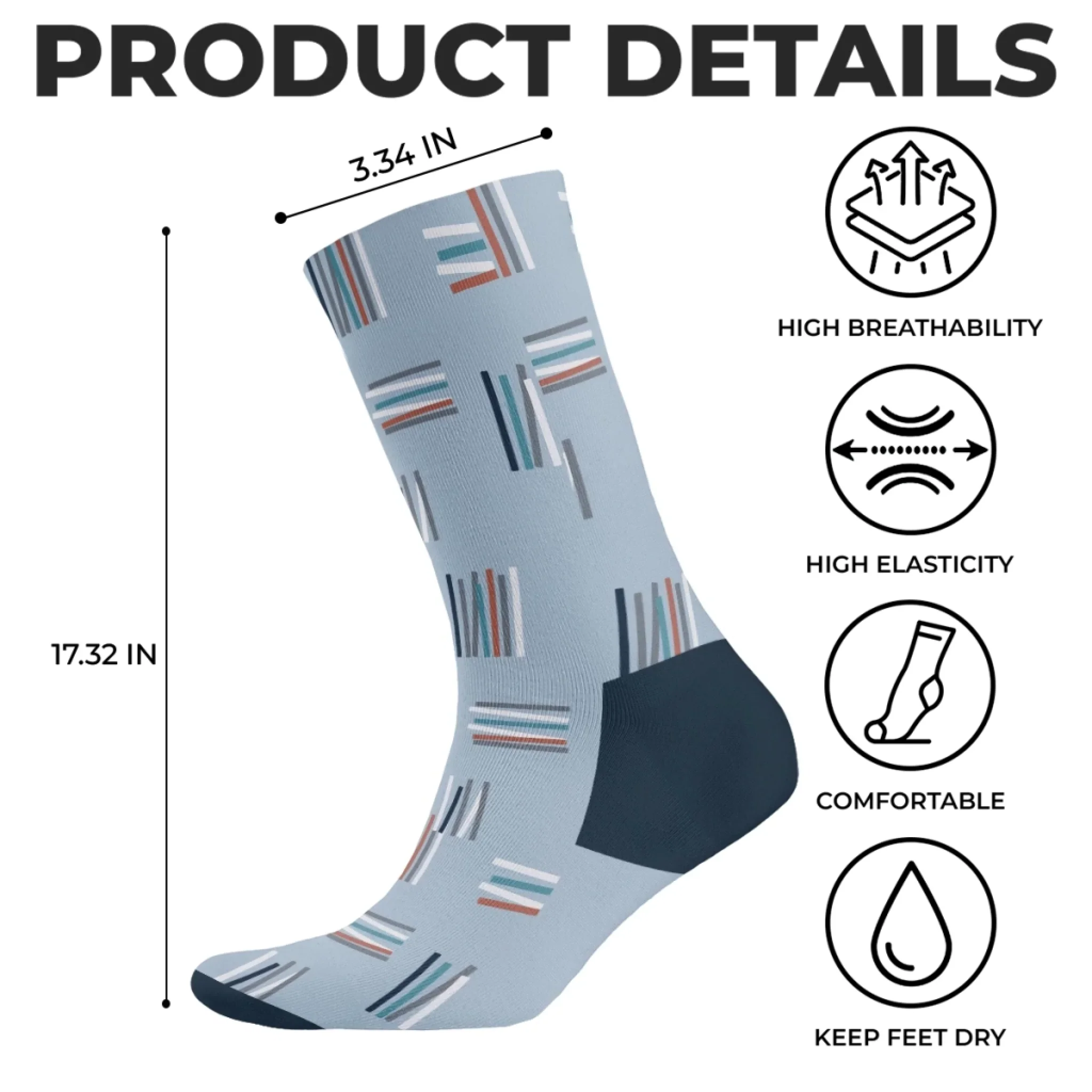 Custom Crew Socks - Personalized Bookish Gifts For Book Lovers, Bookworms, Readers - Don’t Kill My Reading Vibe - Image 6