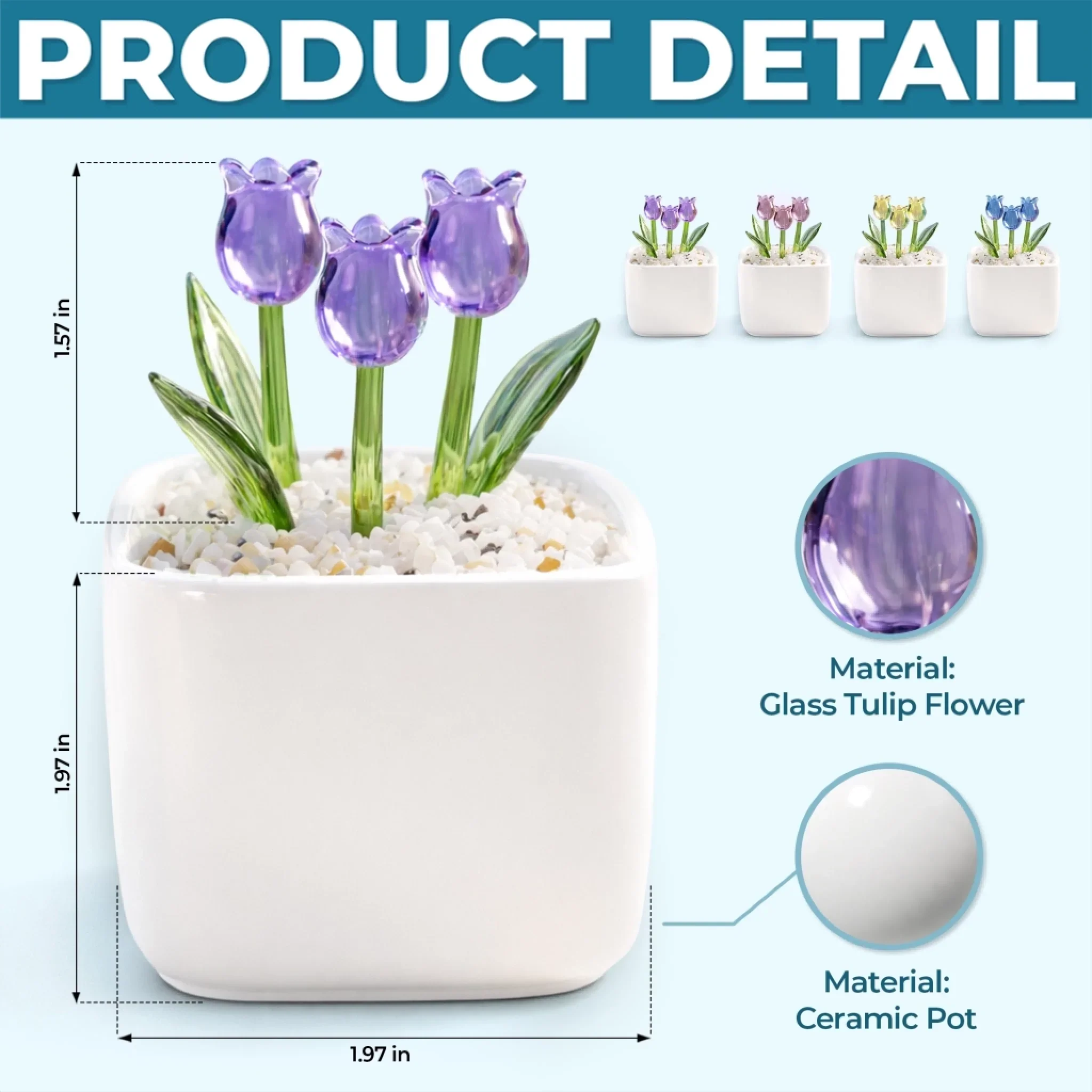 Custom Glass Everlasting Tulips - Personalized Birthday Gifts For Daughter - A Daily Dose Of Mom Love - Image 5