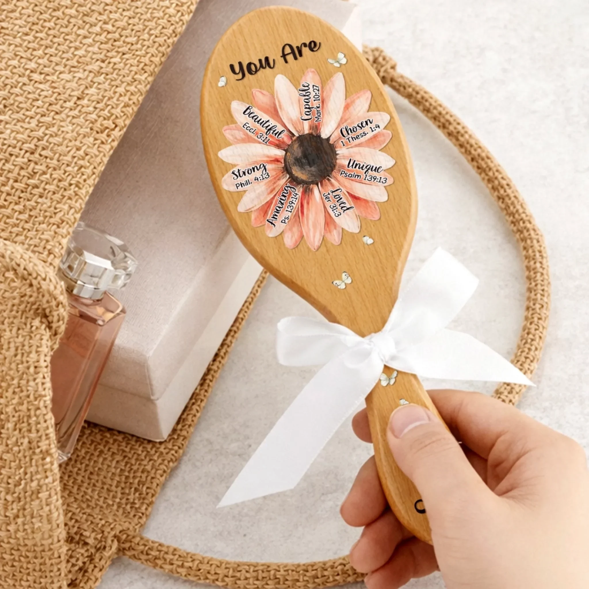 Custom Hair Brush - Personalized Birthday Gifts For Besties, Sisters, BFF, Family, Yourself - Be Proud Of Yourself - Image 9
