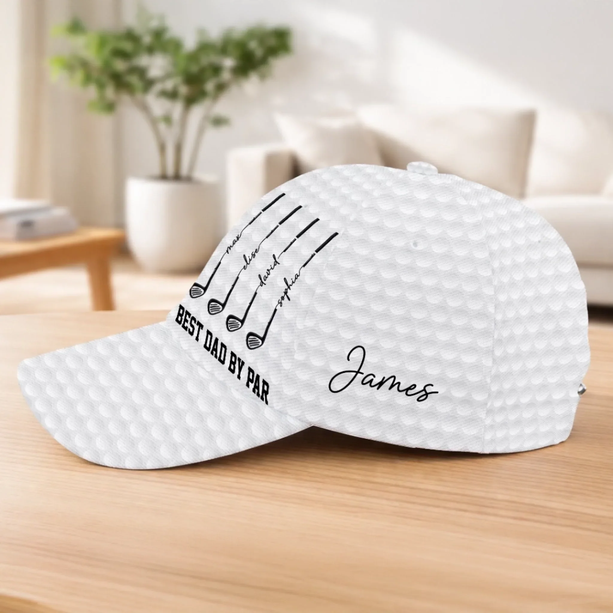 Custom Hat, All Over Print Classic Cap - Personalized Birthday Golf Gifts For Dad, Grandpa - Weekend Forecast Golf - Image 5