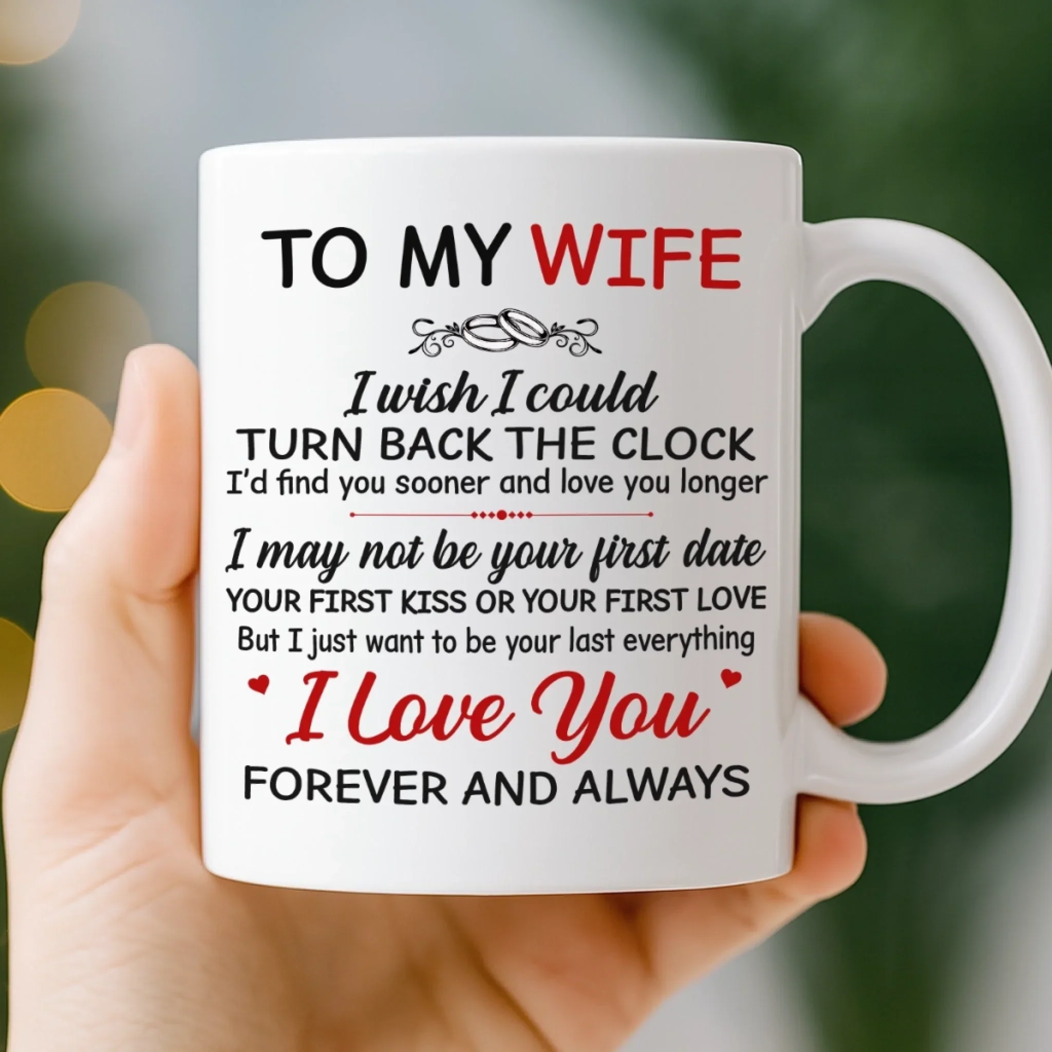 Custom Mug - Personalized Anniversary Wedding Gifts For Husband And Wife, Him And Her - Us Just Makes Sense - Image 3