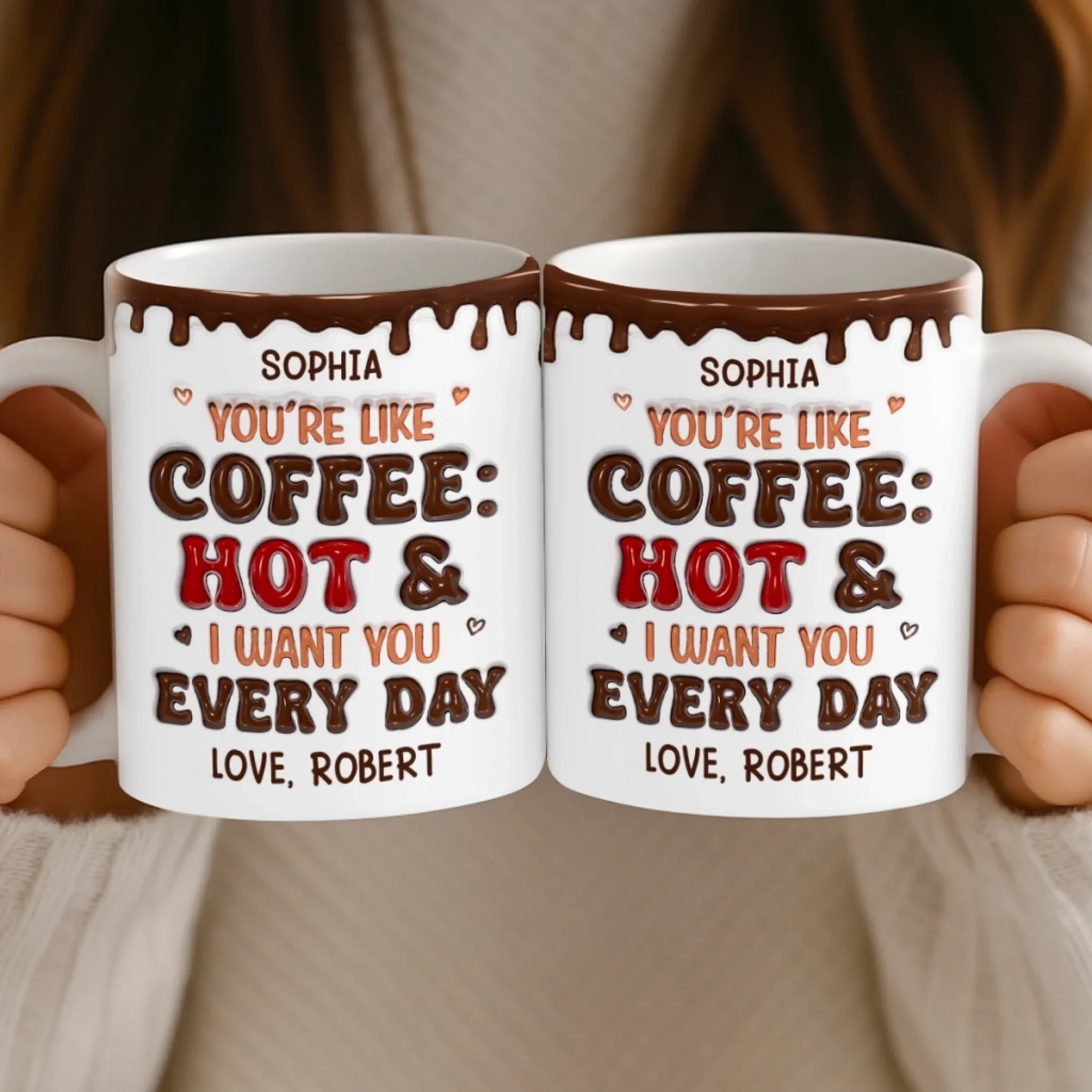 Custom Mug - Personalized Anniversary Wedding Gifts For Husband And Wife, Him And Her - You Are Like Coffee - Image 5