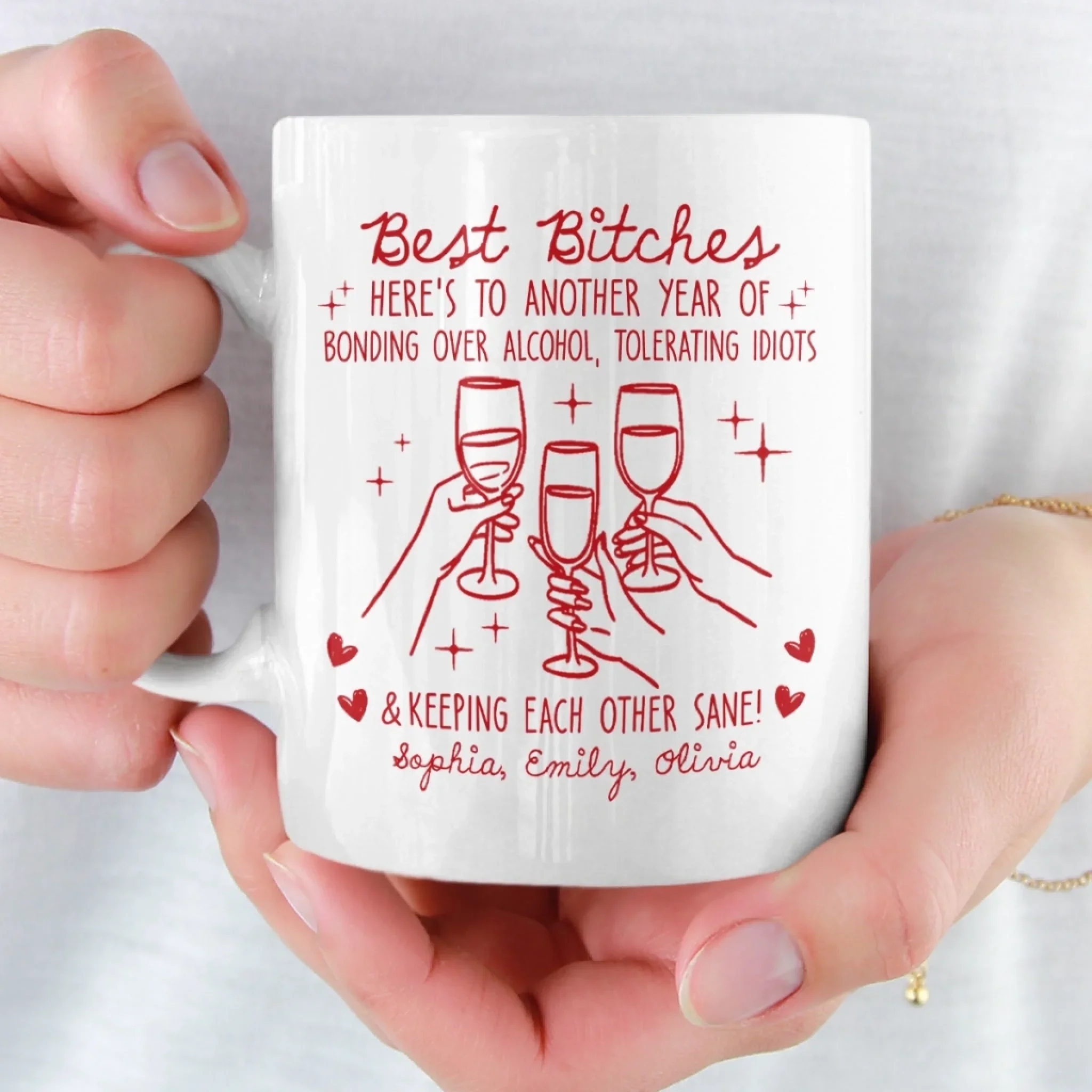 Custom Mug - Personalized Best Friend Birthday Gifts For Women, Besties, Sisters, BFF - Soul Talks Daily - Image 5
