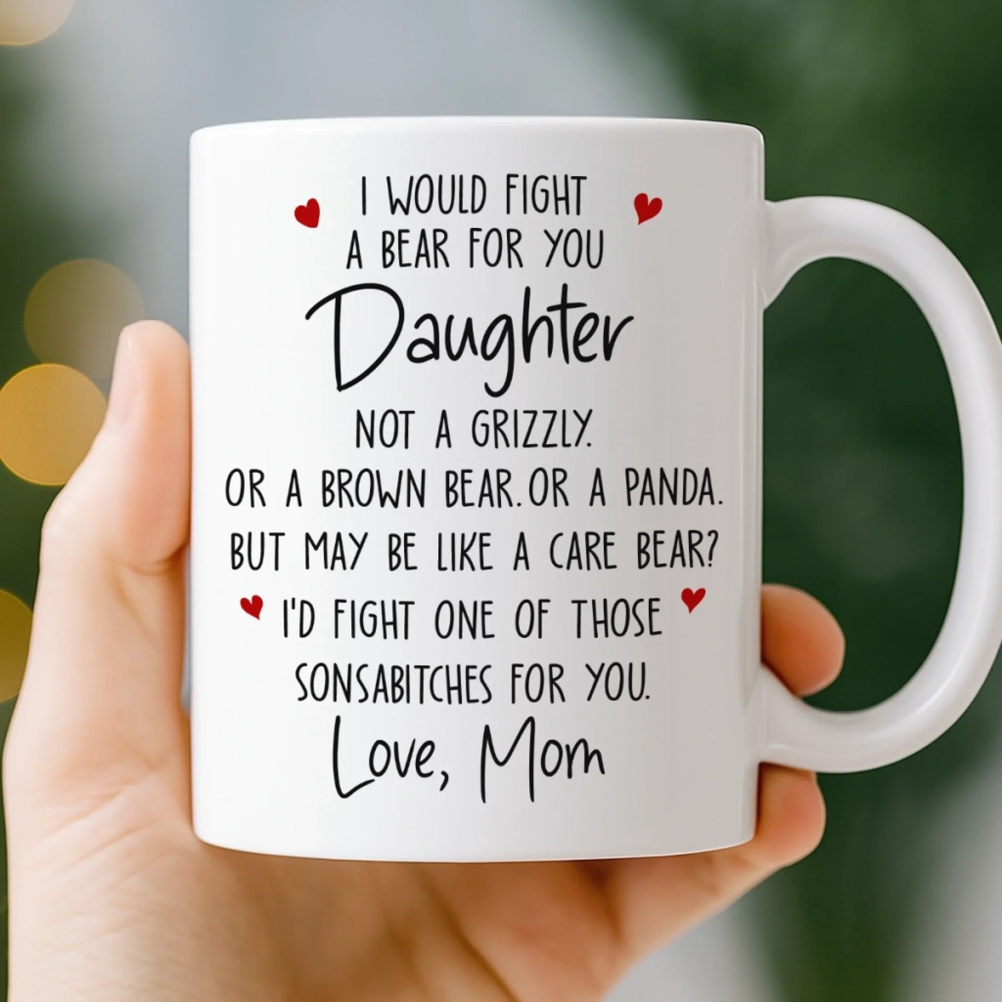 Custom Mug - Personalized Birthday Gifts For Mom, Dad, Son, Daughter - You Make Our World Sweeter - Image 3