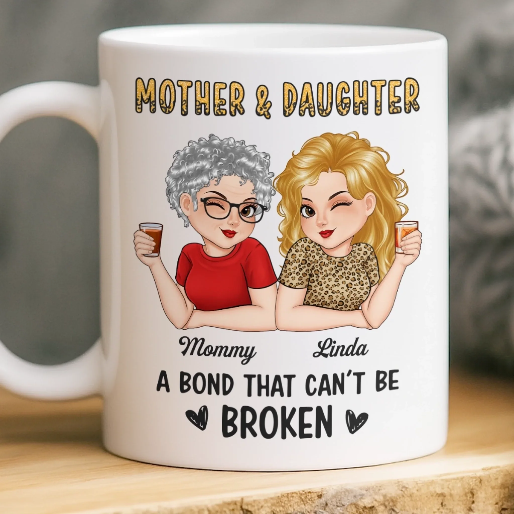 Custom Mug - Personalized Birthday Gifts For Mom, Daughter - Blessed To Be Your Child