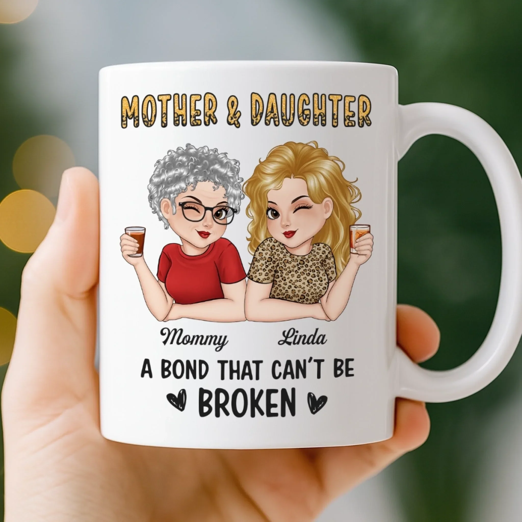 Custom Mug - Personalized Birthday Gifts For Mom, Daughter - Blessed To Be Your Child - Image 3