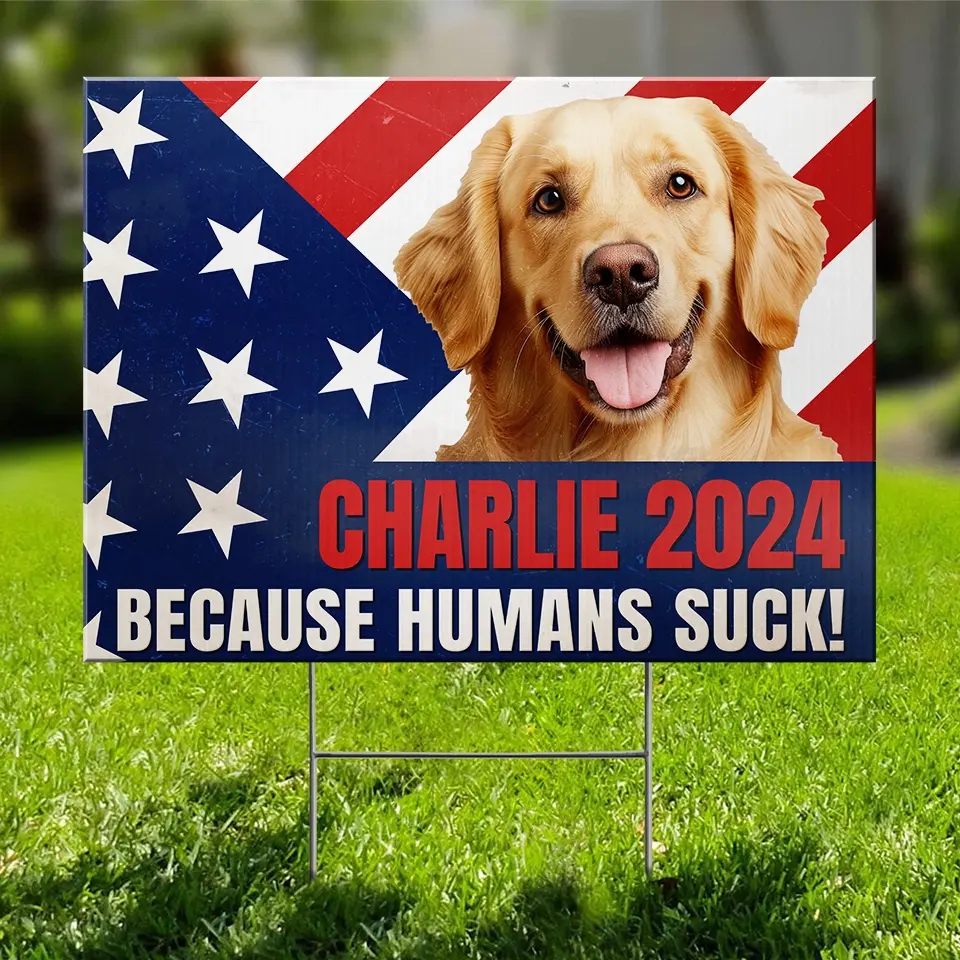 Custom Photo A Yard Sign That Speaks Our Pet's Language Of Love - Dog & Cat Personalized Custom Yard Sign - Gift For Pet Owners, Pet Lovers - Image 4