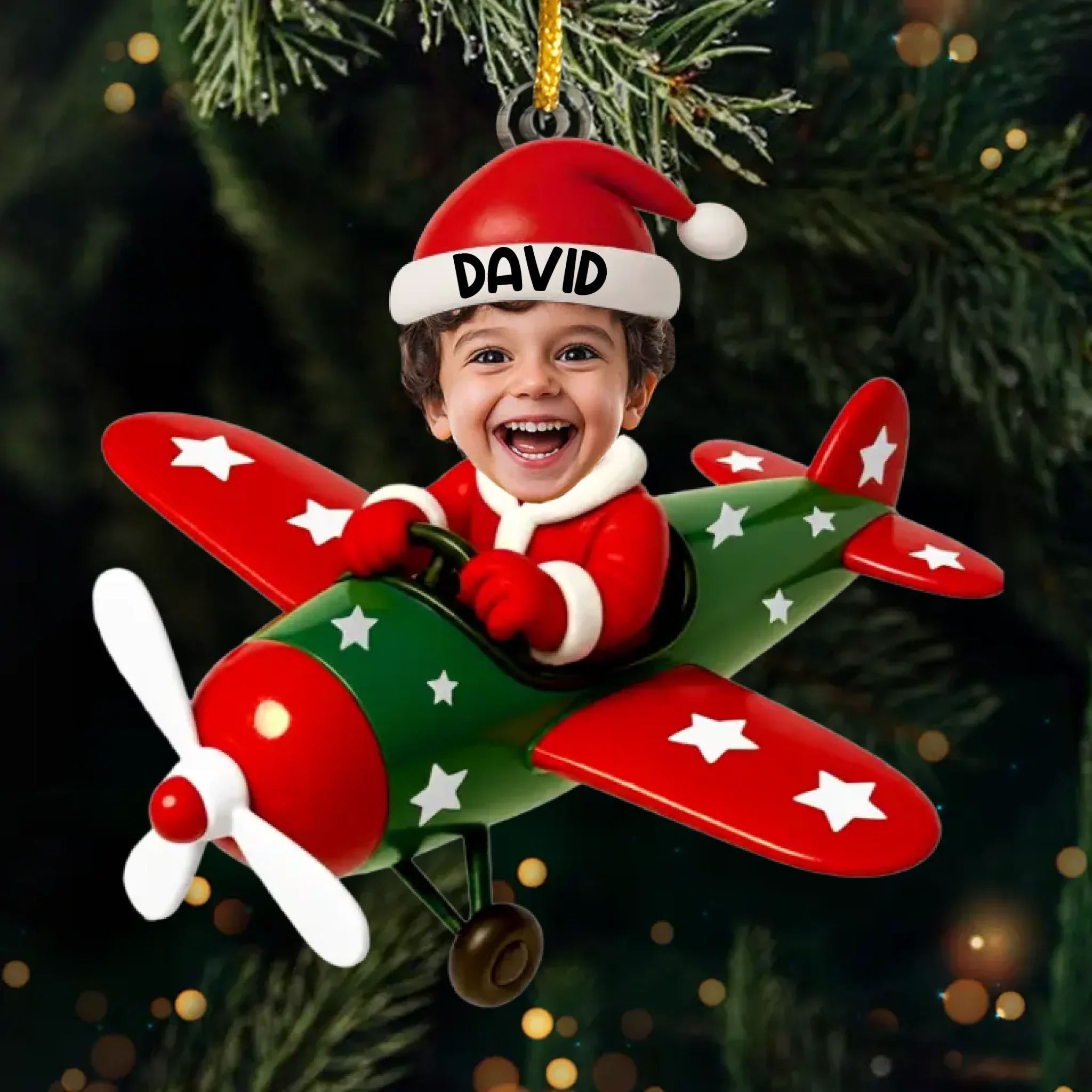 Custom Photo Acrylic Ornament - Personalized Christmas Birthday Gifts For Kids - Little Joy Big Love - Image 2