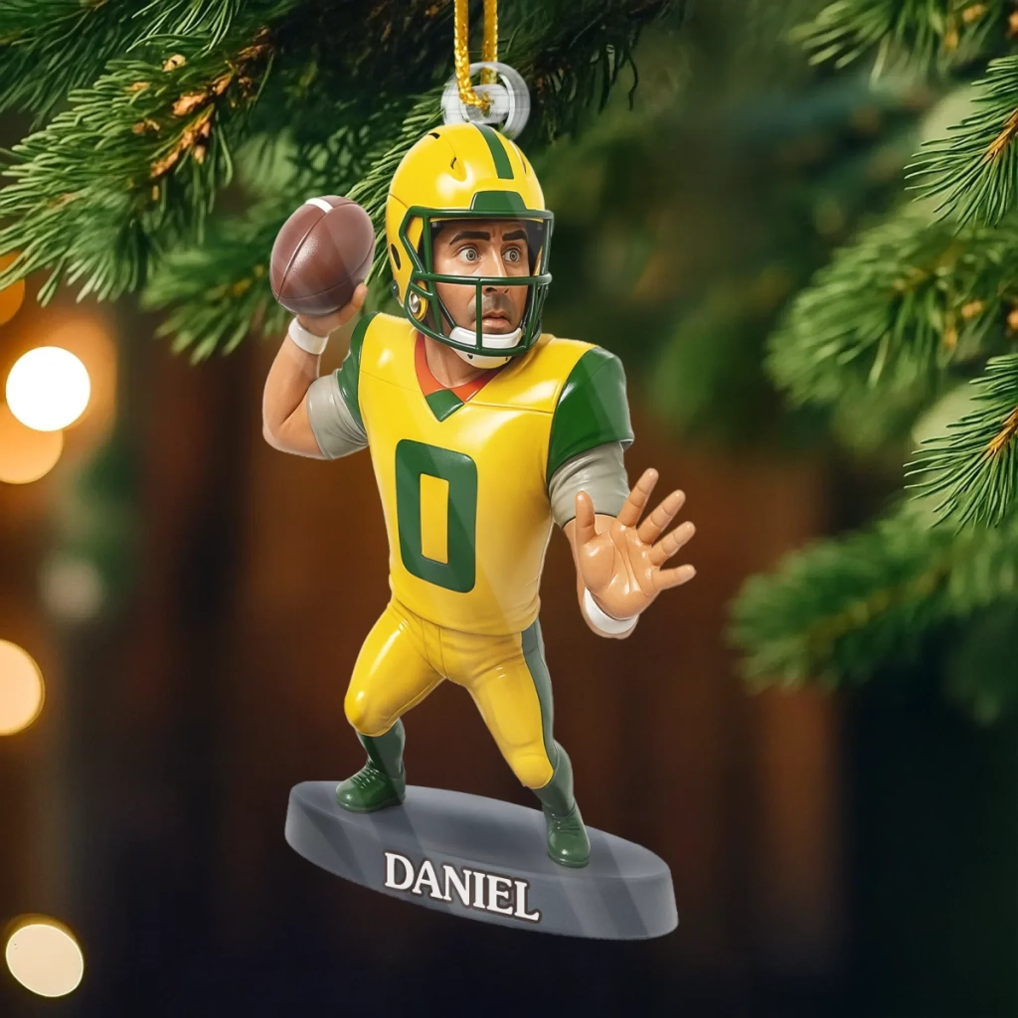 Custom Photo Acrylic Ornament - Personalized Christmas Birthday Sport Gifts For Sports Lovers - Chasing Victory One Game At A Time - Image 3