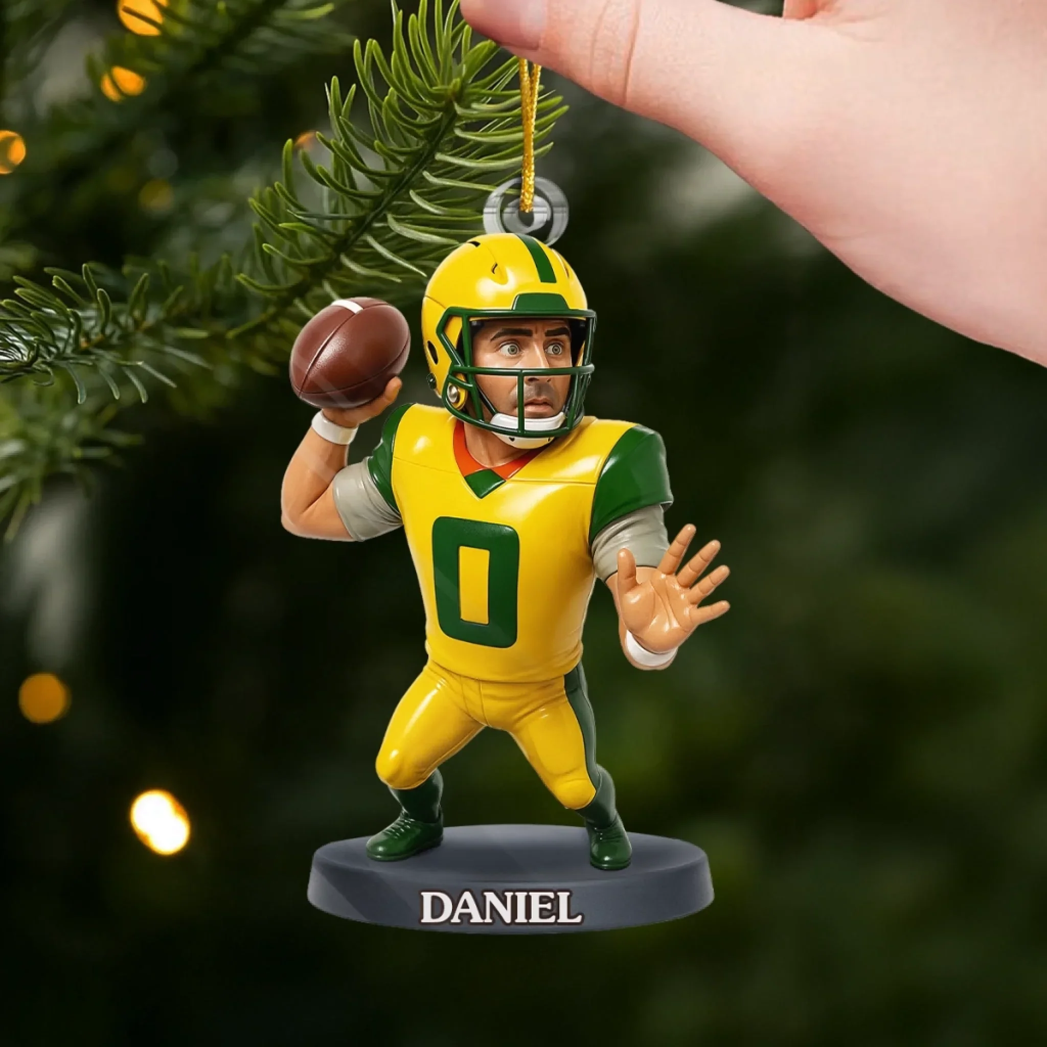 Custom Photo Acrylic Ornament - Personalized Christmas Birthday Sport Gifts For Sports Lovers - Chasing Victory One Game At A Time - Image 4