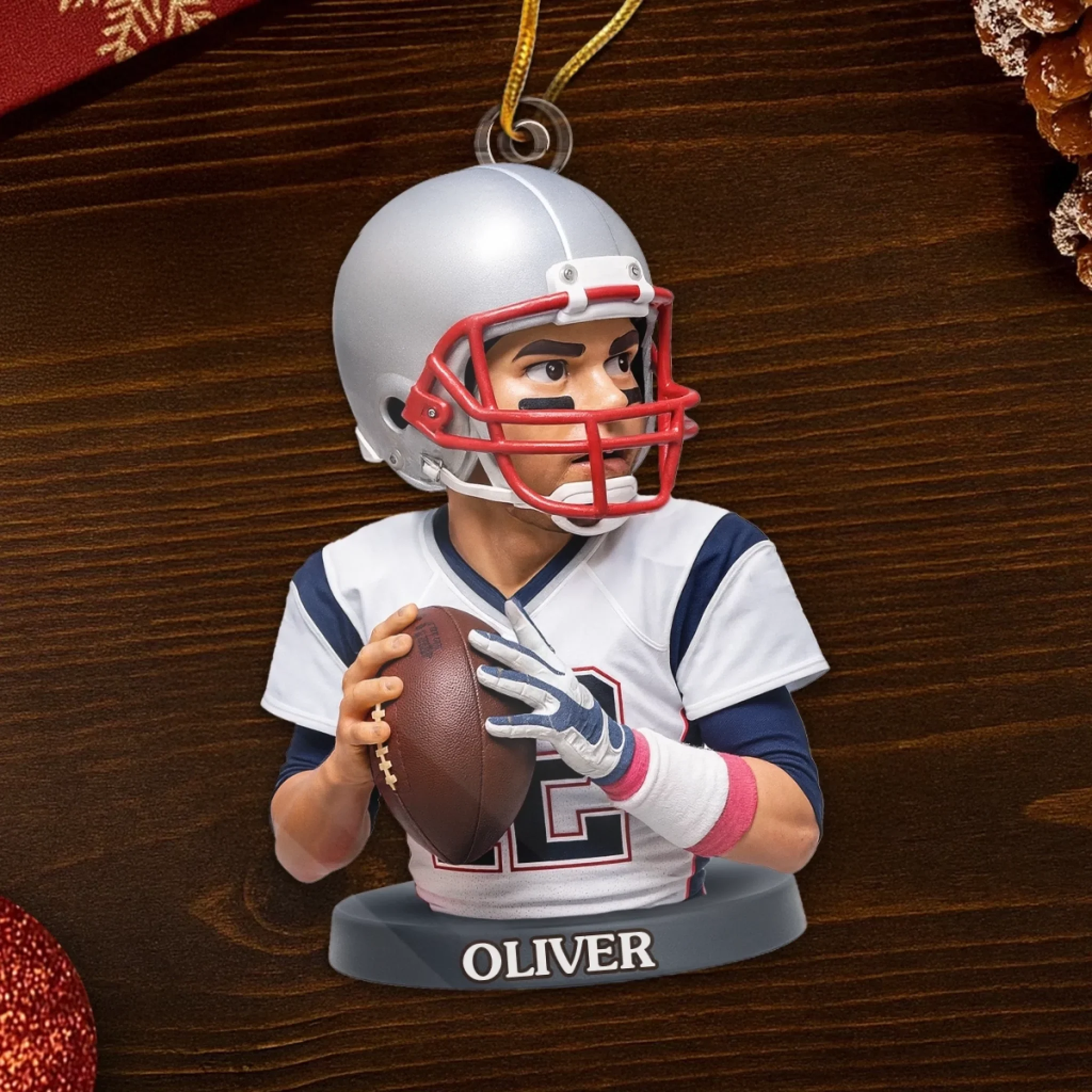 Custom Photo Acrylic Ornament - Personalized Christmas Birthday Sport Gifts For Sports Lovers - Strength Speed Spirit Define True Sport - Image 5