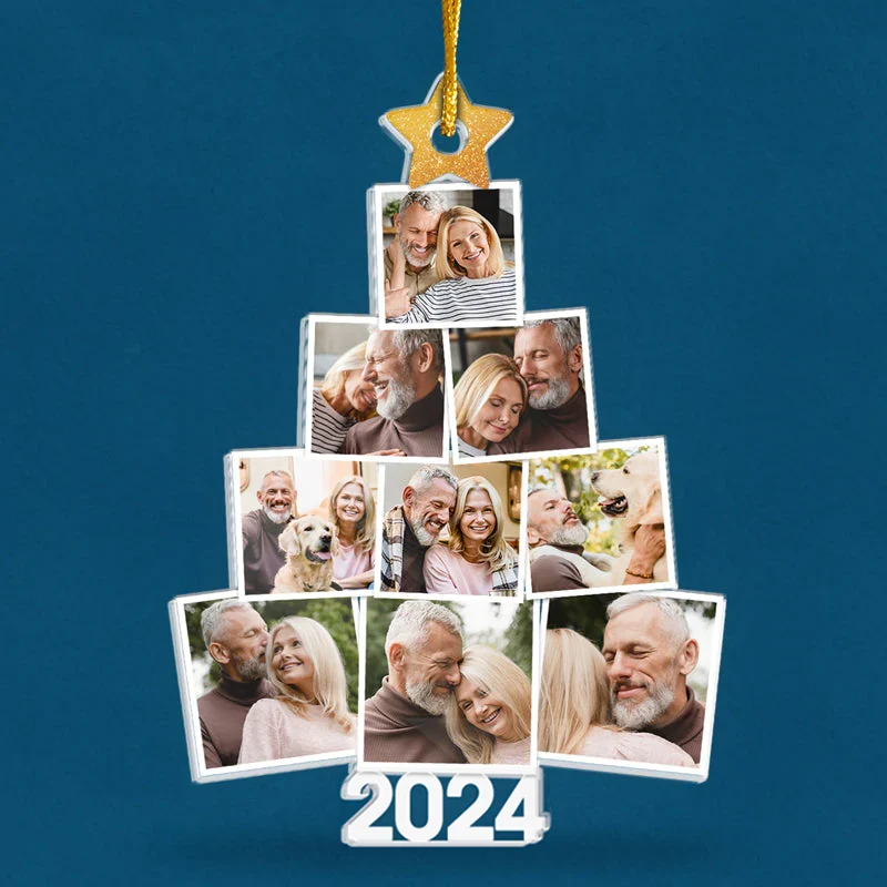 Custom Photo Couple The Perfect Christmas Tree - Couple Personalized Custom Ornament - Acrylic Custom Shaped - Christmas Gift For Husband Wife, Anniversary - Image 3