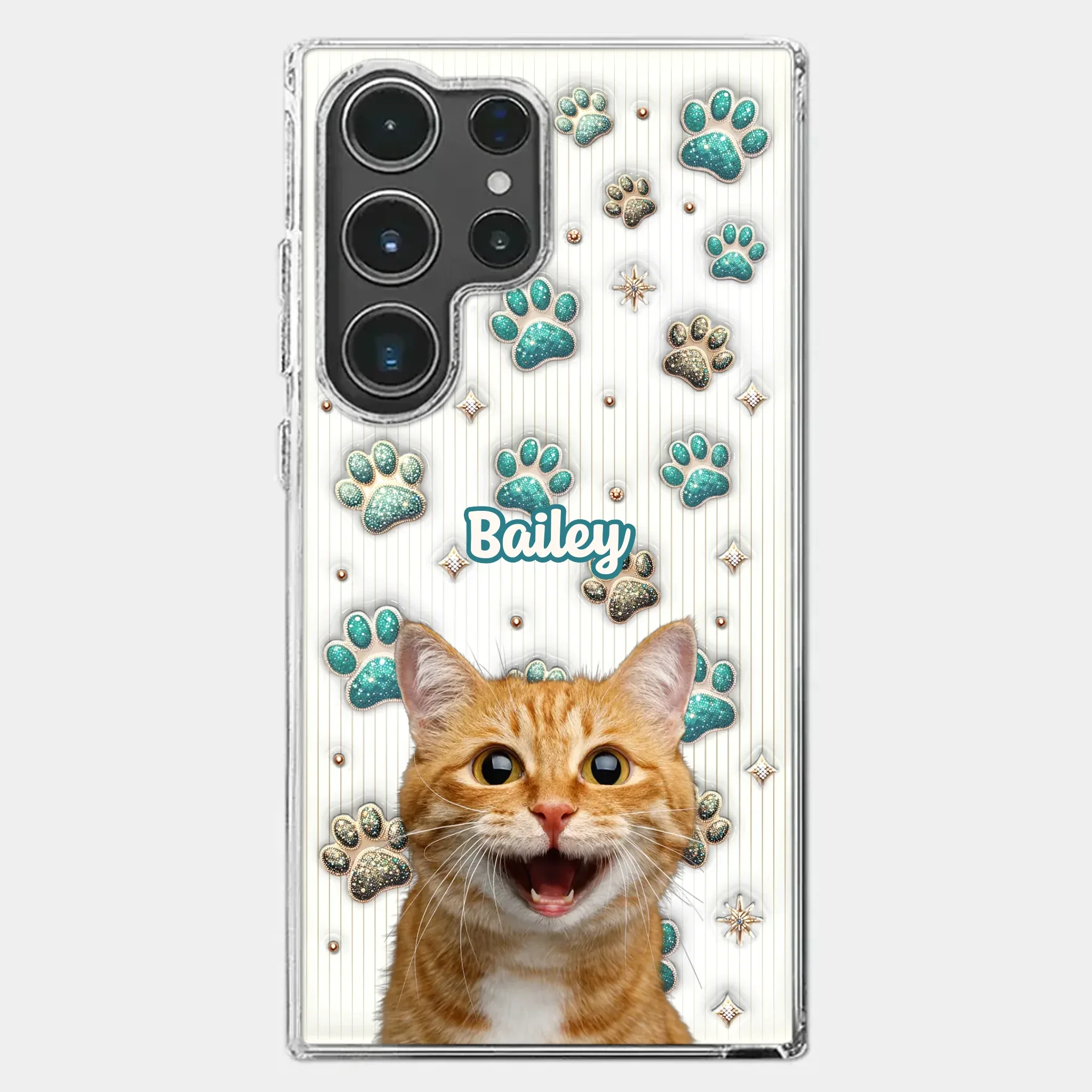 Custom Photo Cuteness Overload In Every Call - Dog & Cat Personalized Custom 3D Inflated Effect Printed Clear Phone Case - Gift For Pet Owners, Pet Lover - Image 41
