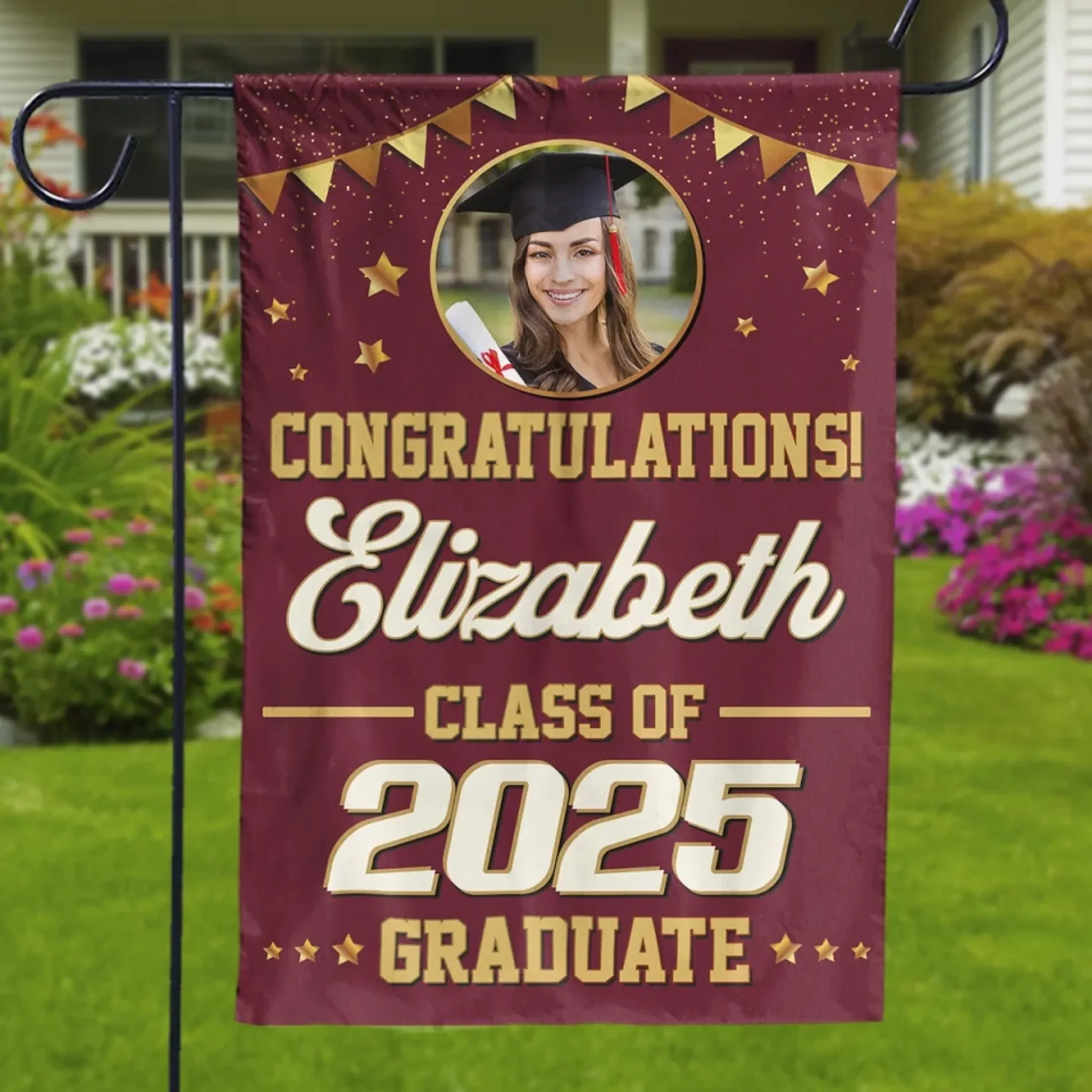 Custom Photo Dreams Do Come True - Family Personalized Custom Flag - Graduation Gift For Family Members, Siblings, Brothers, Sisters - Image 4