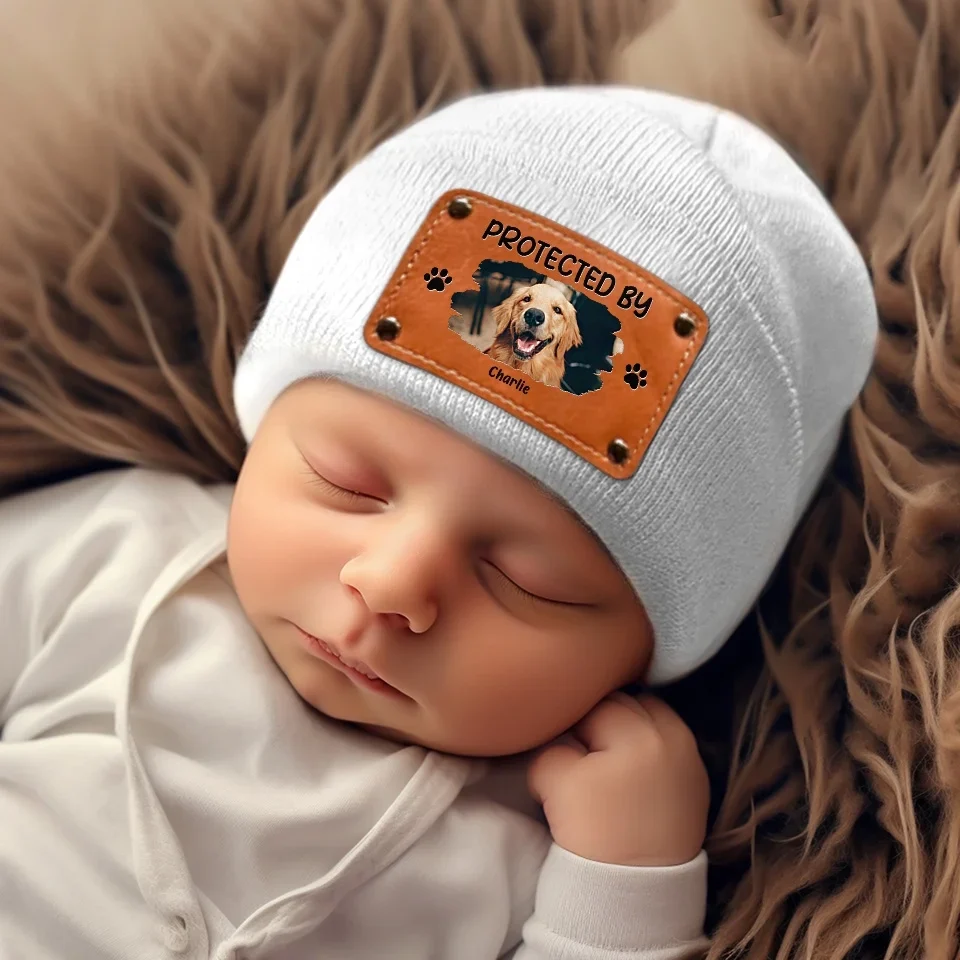 Custom Photo Enjoy Small Things, Cherish Moments - Dog & Cat Personalized Custom Baby Beanie Hat - Gift For Pet Owners, Pet Lovers - Image 6