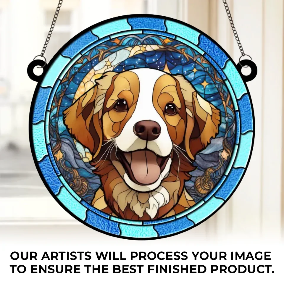 Custom Photo Everyone Is Taught That Angels Have Wings - Memorial Personalized Window Hanging Suncatcher - Sympathy Gift For Pet Owners, Pet Lovers - Image 2