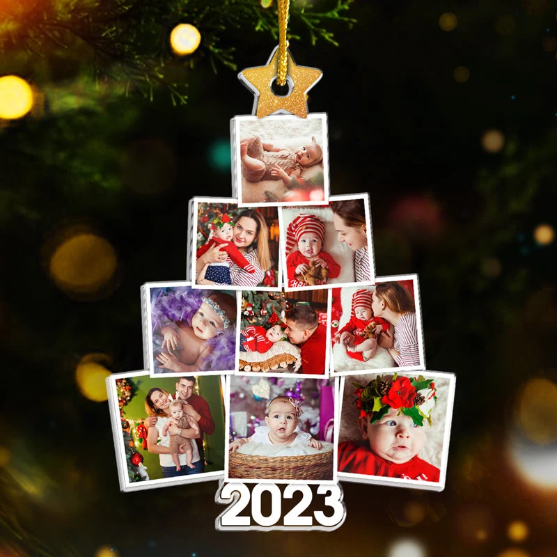Custom Photo Grandparents Grandkids The Perfect Christmas Tree - Family Personalized Custom Ornament - Acrylic Custom Shaped - Christmas Gift For Grandma, Grandpa - Image 2