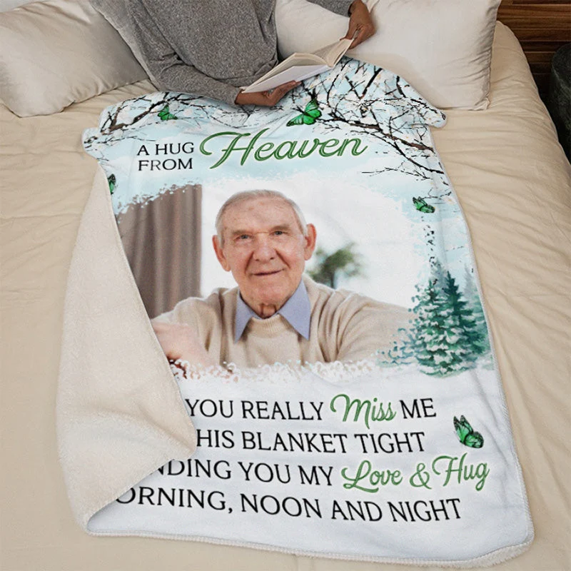 Custom Photo Greatly Loved Deeply Missed - Memorial Personalized Custom Blanket - Christmas Gift, Sympathy Gift For Family Members - Image 4