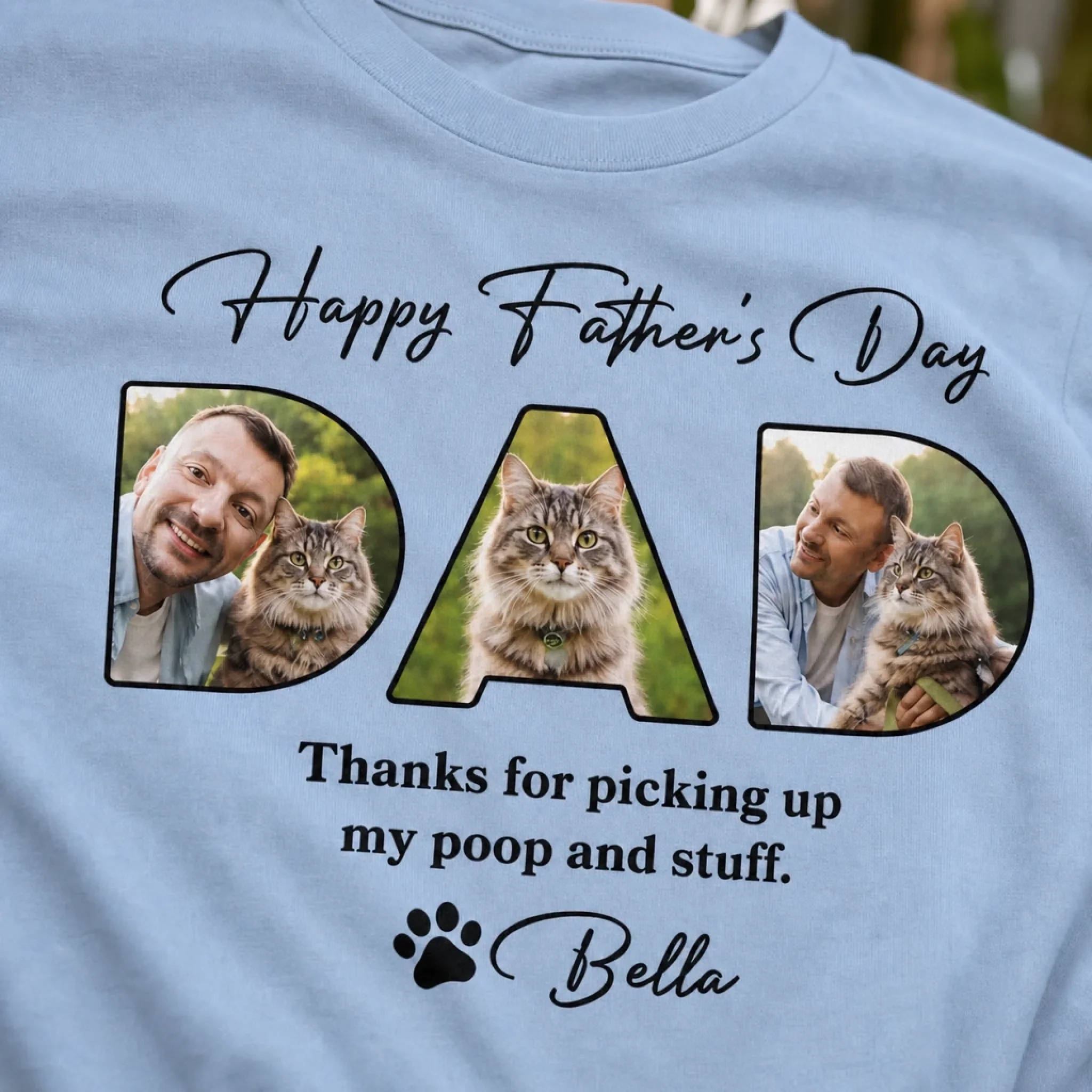 Custom Photo Life Is Better With You Dad - Dog Personalized Custom Unisex T-shirt, Premium T-shirt, Hoodie - Father's Day, Gift For Dad, Pet Owners, Pet Lovers - Image 4