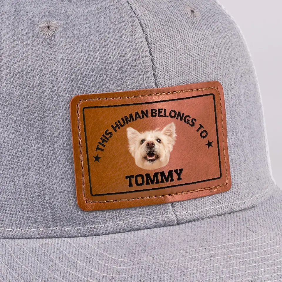 Custom Photo Life Is Hard But You Make It Better - Dog & Cat Personalized Custom Leather Patch Hat - Gift For Pet Owners, Pet Lovers - Image 9