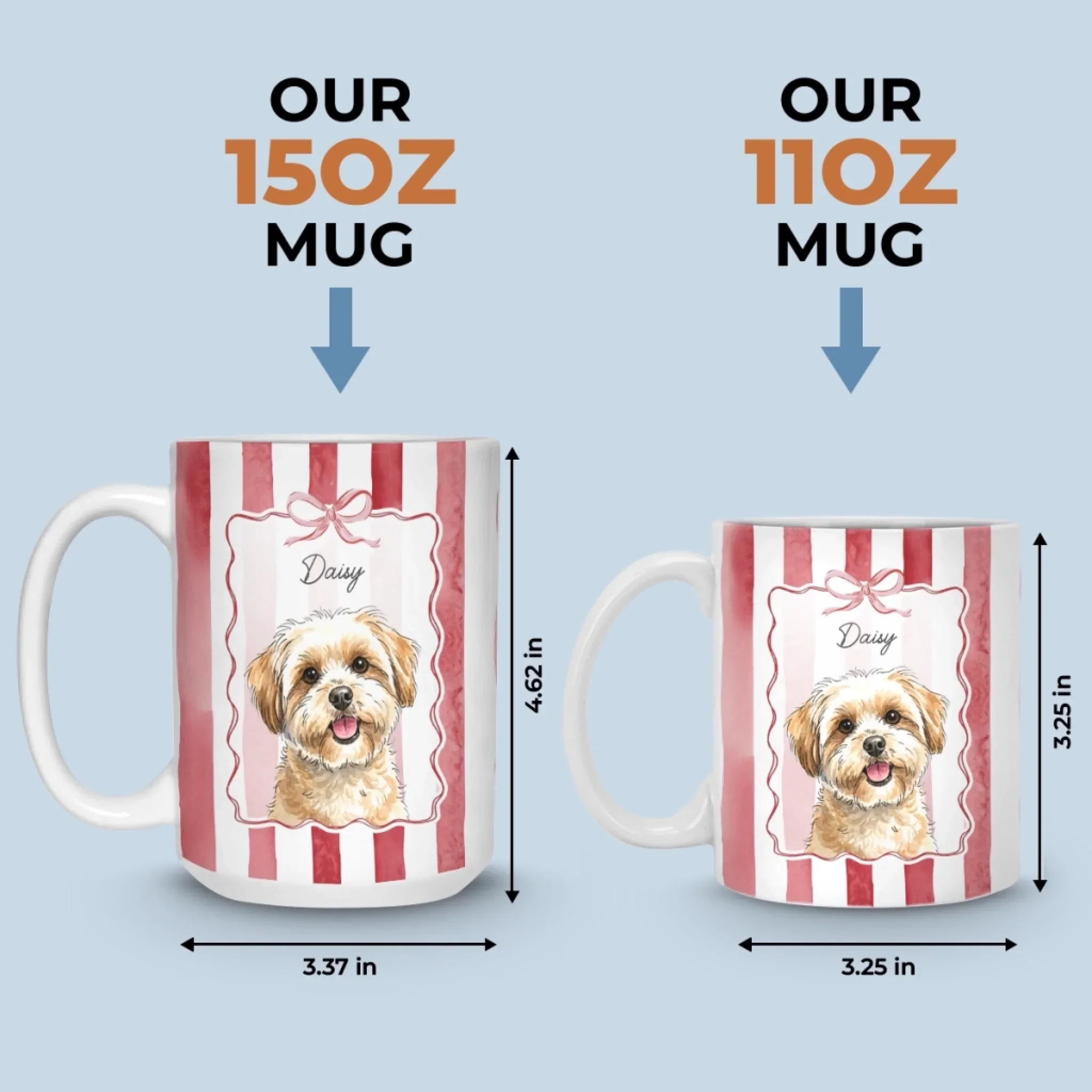 Custom Photo Mug - Personalized Christmas Birthday Gifts For Dog Cat Lovers, Dog Dad And Mom, Cat Owners - Sweetest Companion - Image 6