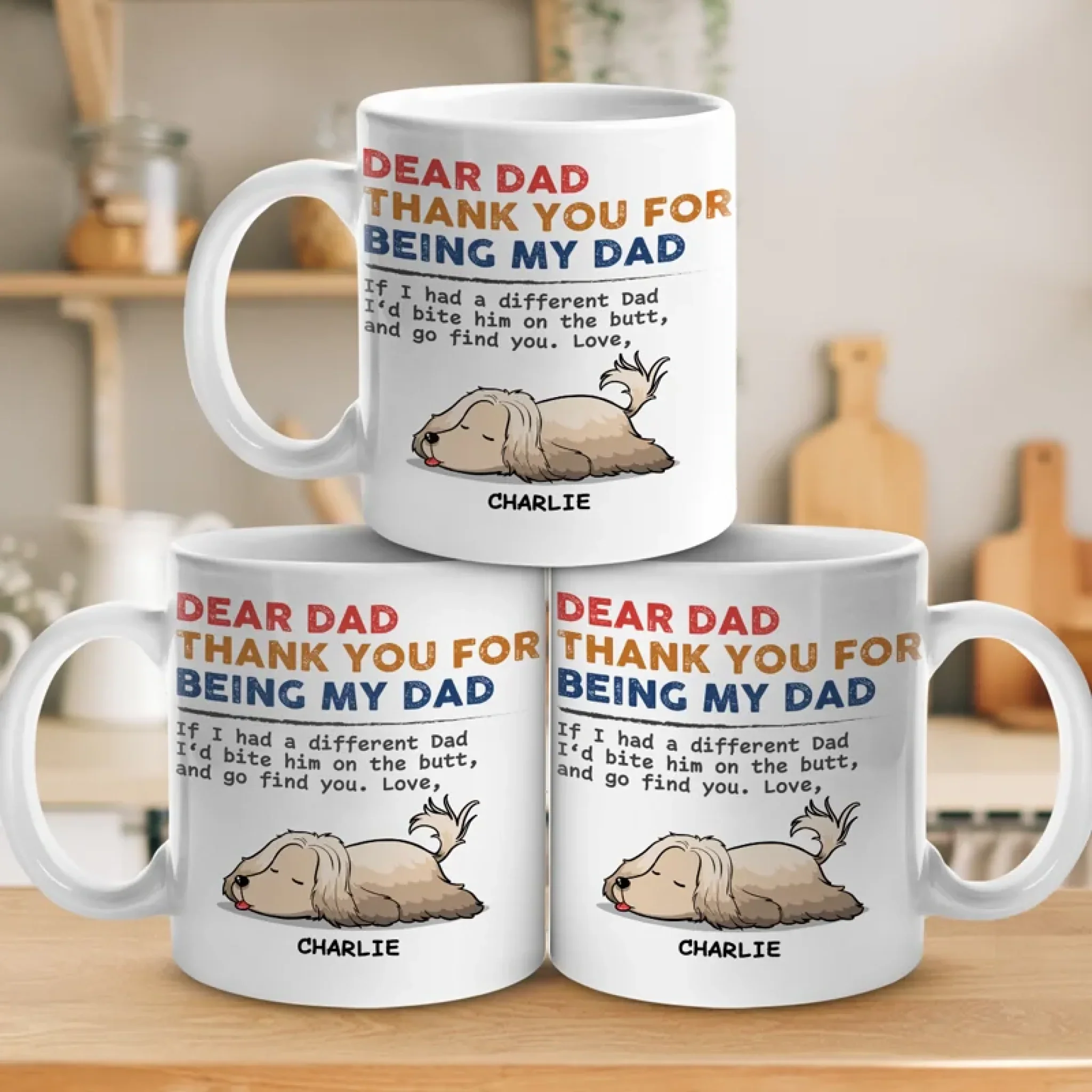 Custom Photo My Pet Runs The House, I Just Pay The Bills - Dog & Cat Personalized Custom Mug - Gift For Pet Owners, Pet Lovers - Image 4