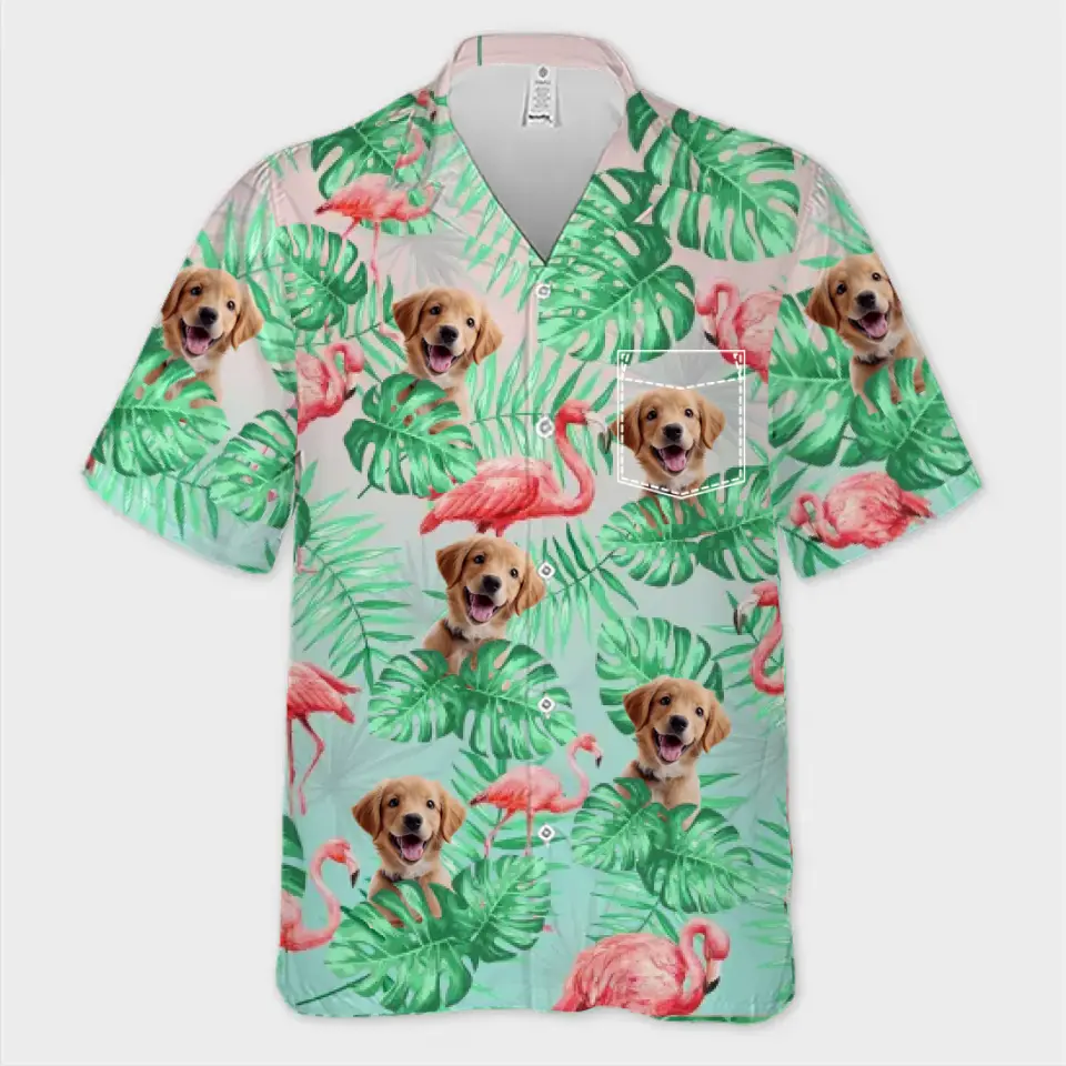 Custom Photo Summer Time Is Finally Here - Dog & Cat Personalized Custom Unisex Tropical Hawaiian Aloha Shirt - Summer Vacation Gift, Gift For Pet Owners, Pet Lovers - Image 3