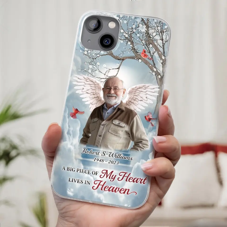 Custom Photo The Brave May Fall, But Never Yield - Memorial Personalized Custom Clear Phone Case - Sympathy Gift For Family Members - Image 25