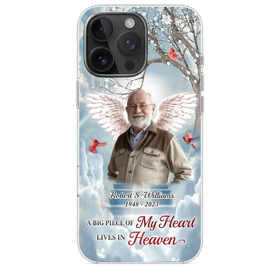 Custom Photo The Brave May Fall, But Never Yield - Memorial Personalized Custom Clear Phone Case - Sympathy Gift For Family Members - Image 35