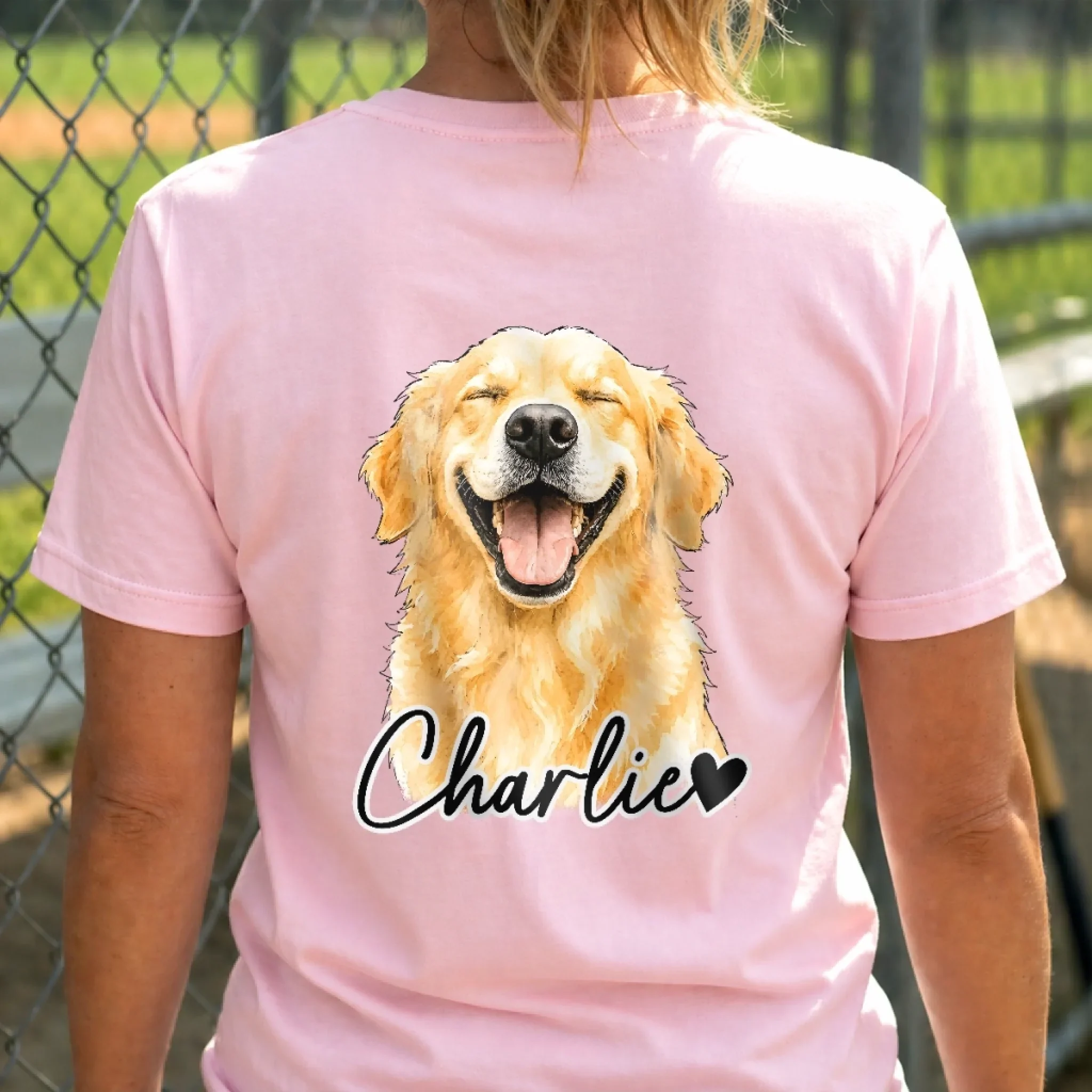 Custom Photo Unisex T-shirt - Personalized Birthday Gifts For Dog Cat Lovers, Dog Dad And Mom, Cat Owners - My Fluffy Bestie - Image 4