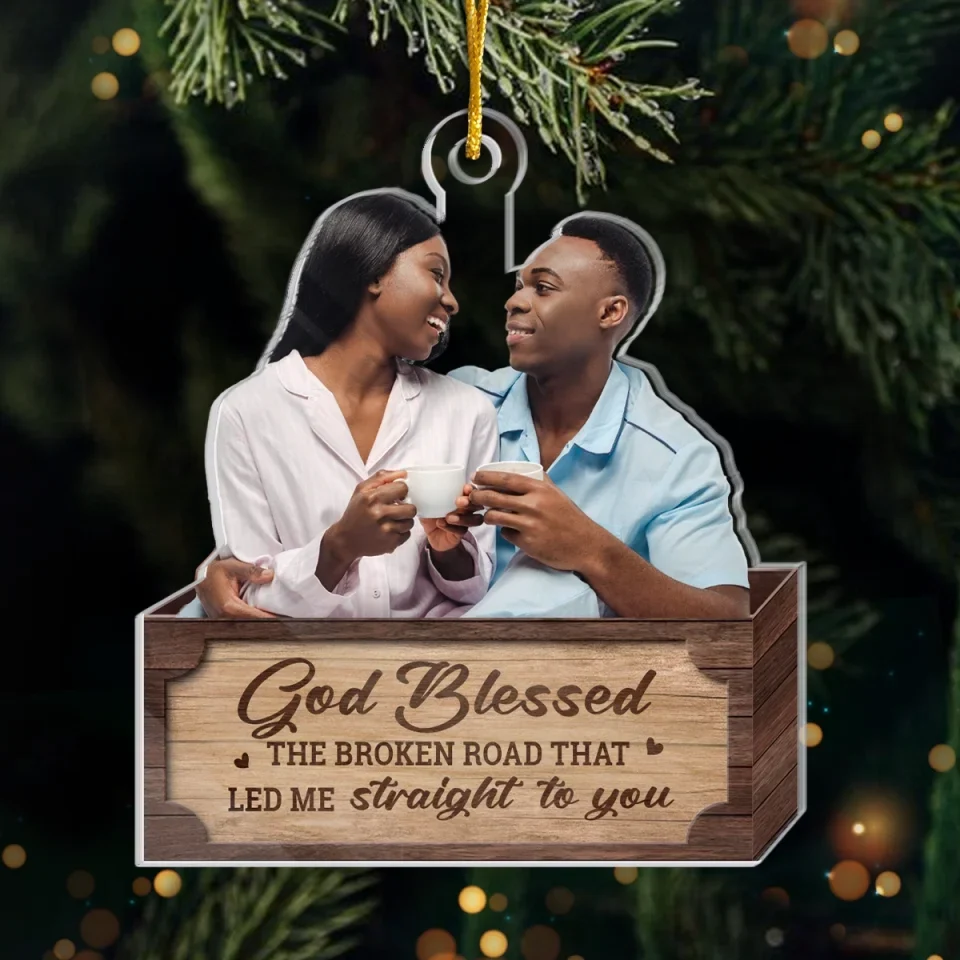 Custom Photo You Make Me Love Christmas Even More Than I Already Do  - Couple Personalized Custom Ornament - Acrylic Custom Shaped - Christmas Gift For Husband Wife, Anniversary
