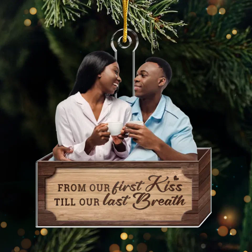 Custom Photo You Make Me Love Christmas Even More Than I Already Do  - Couple Personalized Custom Ornament - Acrylic Custom Shaped - Christmas Gift For Husband Wife, Anniversary - Image 2