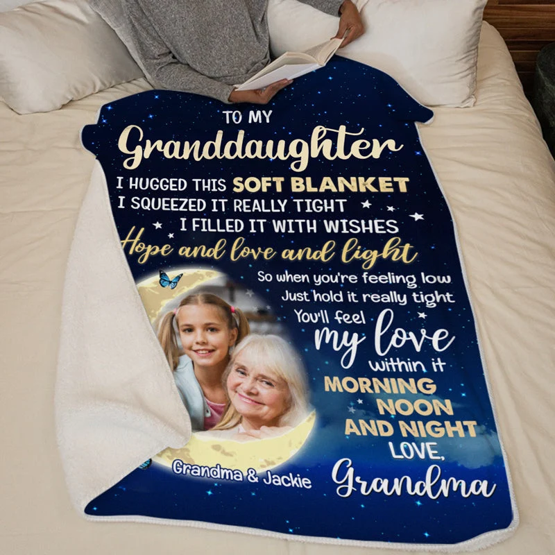 Custom Photo You'll Feel My Love Within It - Family Personalized Custom Blanket - Christmas Gift From Mom, Grandma - Image 4