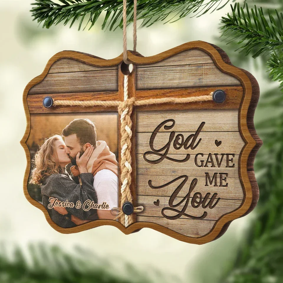 Custom Photo You're My Kind Of Perfect - Couple Personalized Custom Ornament - Wood Benelux Shaped - Christmas Gift For Husband Wife, Anniversary - Image 5