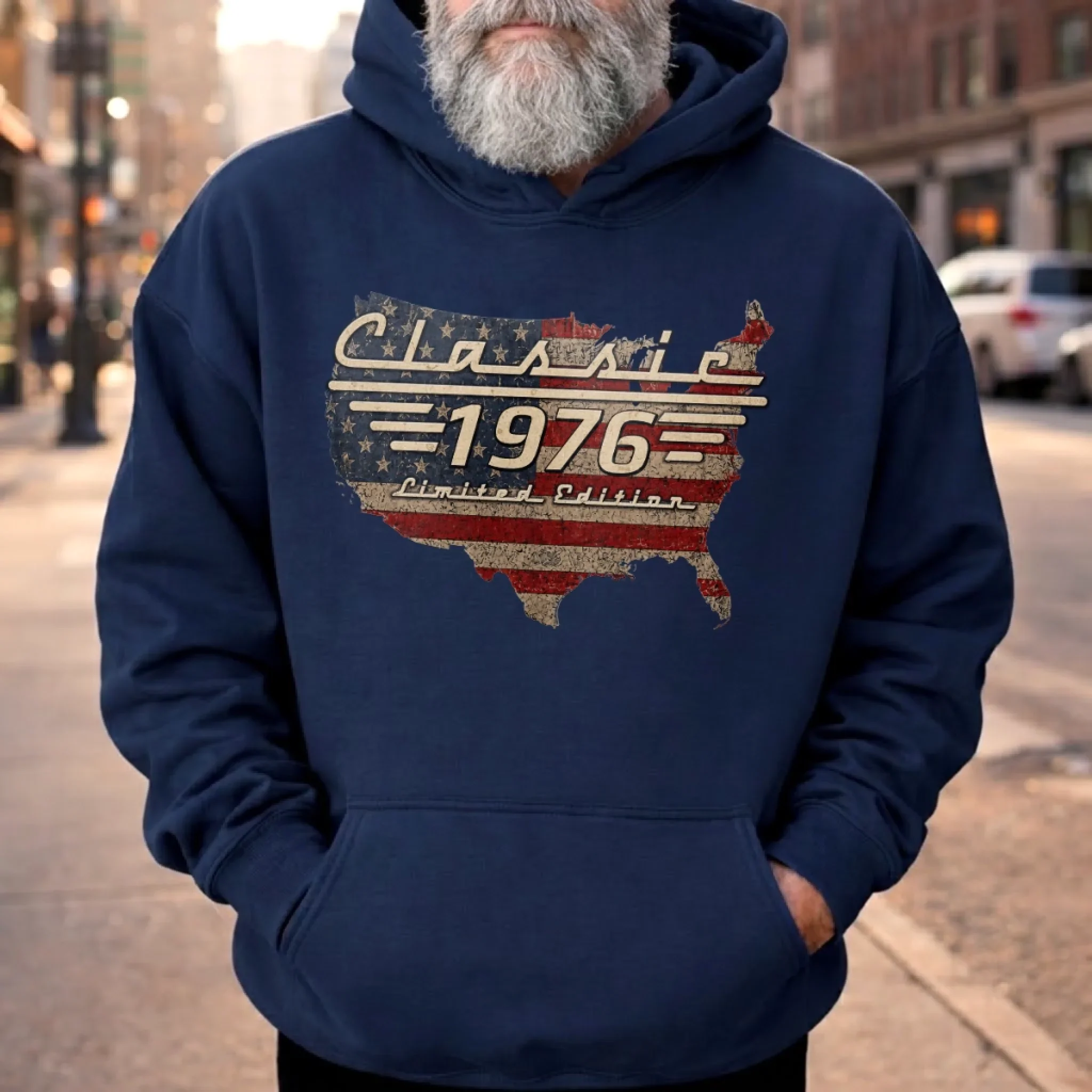 Custom T-shirt, Hoodie - Personalized America 250th Anniversary Gifts, Birthday Gifts For Dad, Grandpa, Family, Yourself - Classic But Legendary - Image 6
