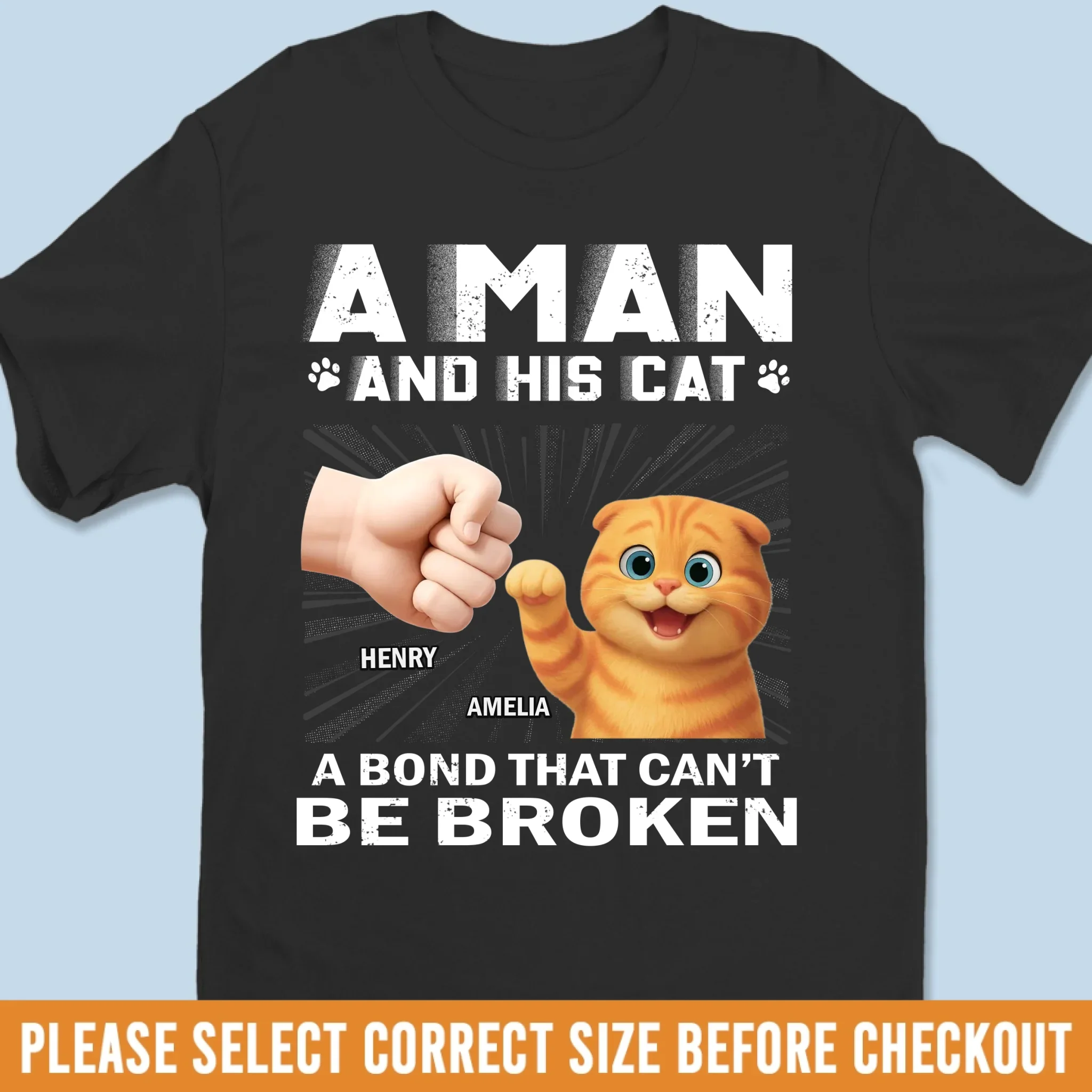 Custom Unisex T-shirt, Premium T-shirt, Hoodie - Personalized Birthday Gifts For Cat Lovers, Cat Mom And Dad - Chosen By Cats Daily - Image 2