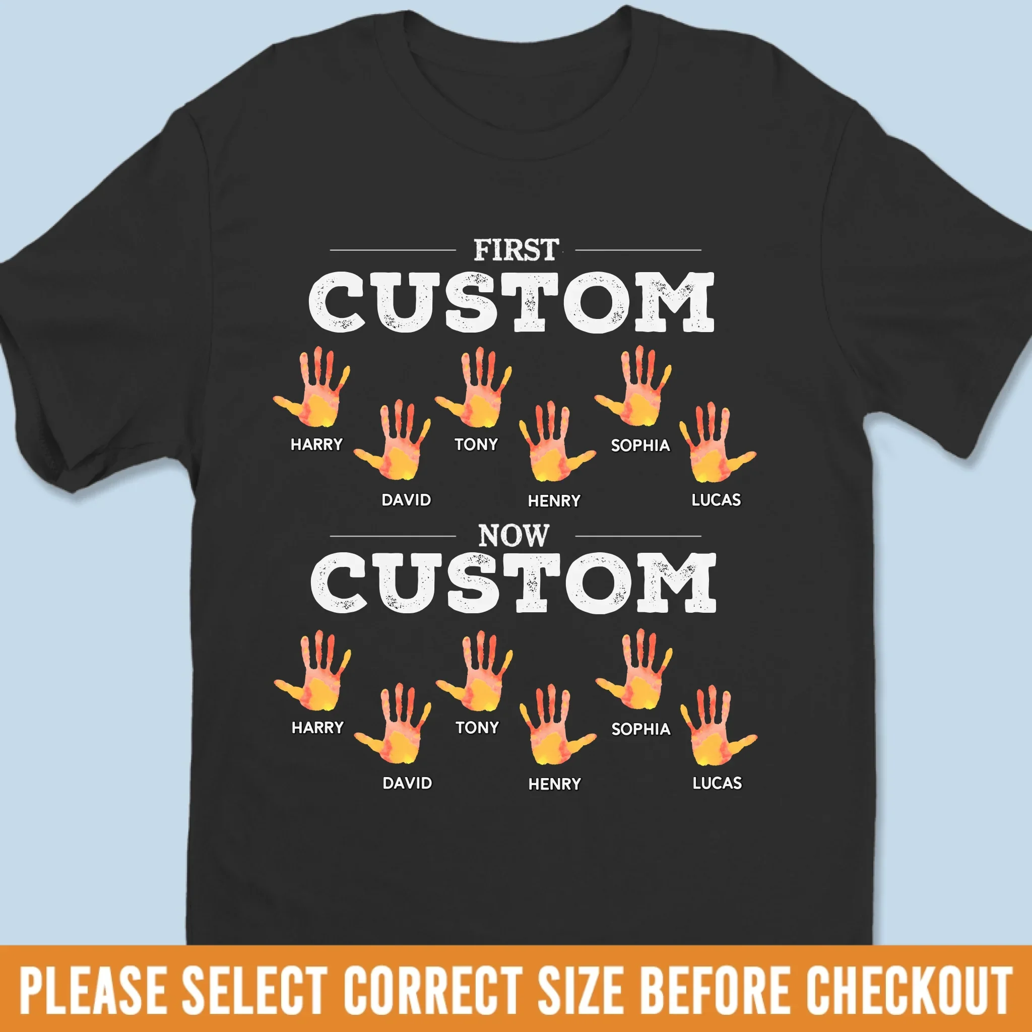 Custom Unisex T-shirt, Premium T-shirt, Hoodie - Personalized Birthday Gifts For Dad, Grandpa - Evolving From Dad To Grandpa - Image 6